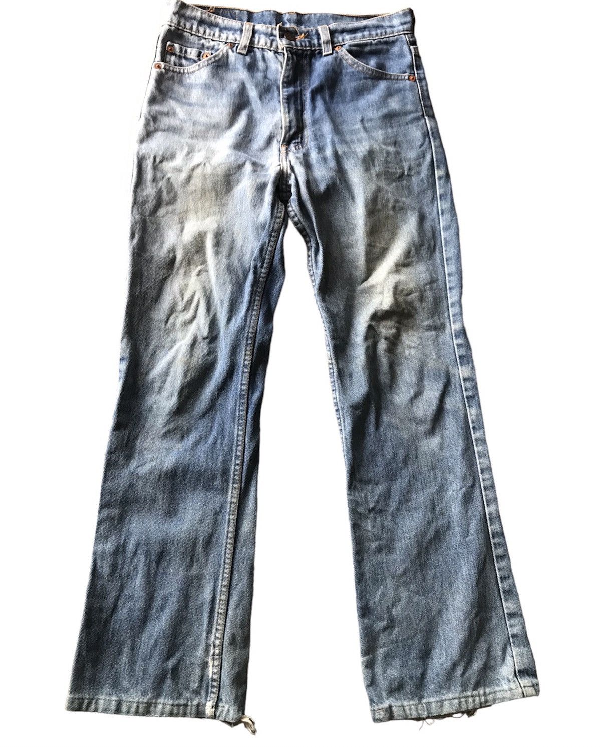 Levi's Flare Vintage Levis 517 Zipper Distressed Made in USA Size US 30 / EU 46 - 1 Thumbnail