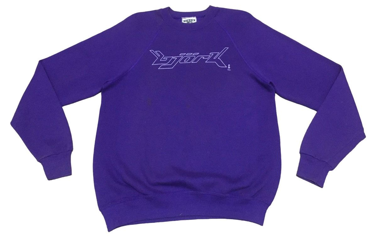 Band Tees Rare Design Vintage Singer Bjork Elektra Sweatshirt 1990s Size US M / EU 48-50 / 2 - 1 Thumbnail