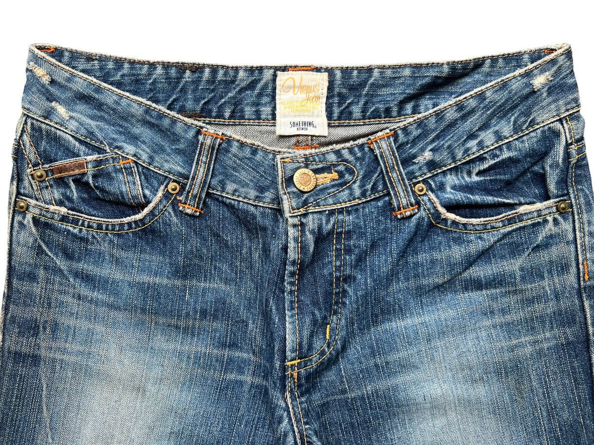 Edwin Edwin Distressed Denim Jeans Flare Jeans 31x32 Size 31" - 7 Thumbnail