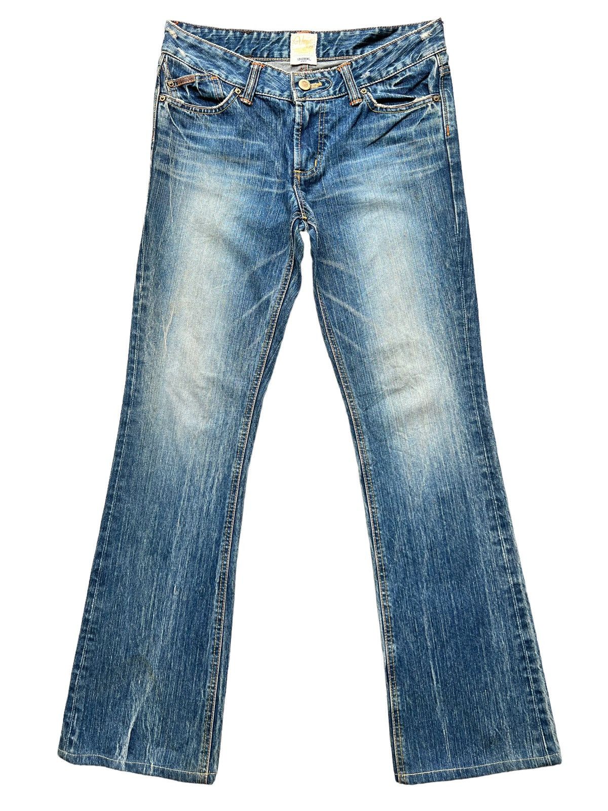 Edwin Edwin Distressed Denim Jeans Flare Jeans 31x32 Size 31" - 2 Thumbnail