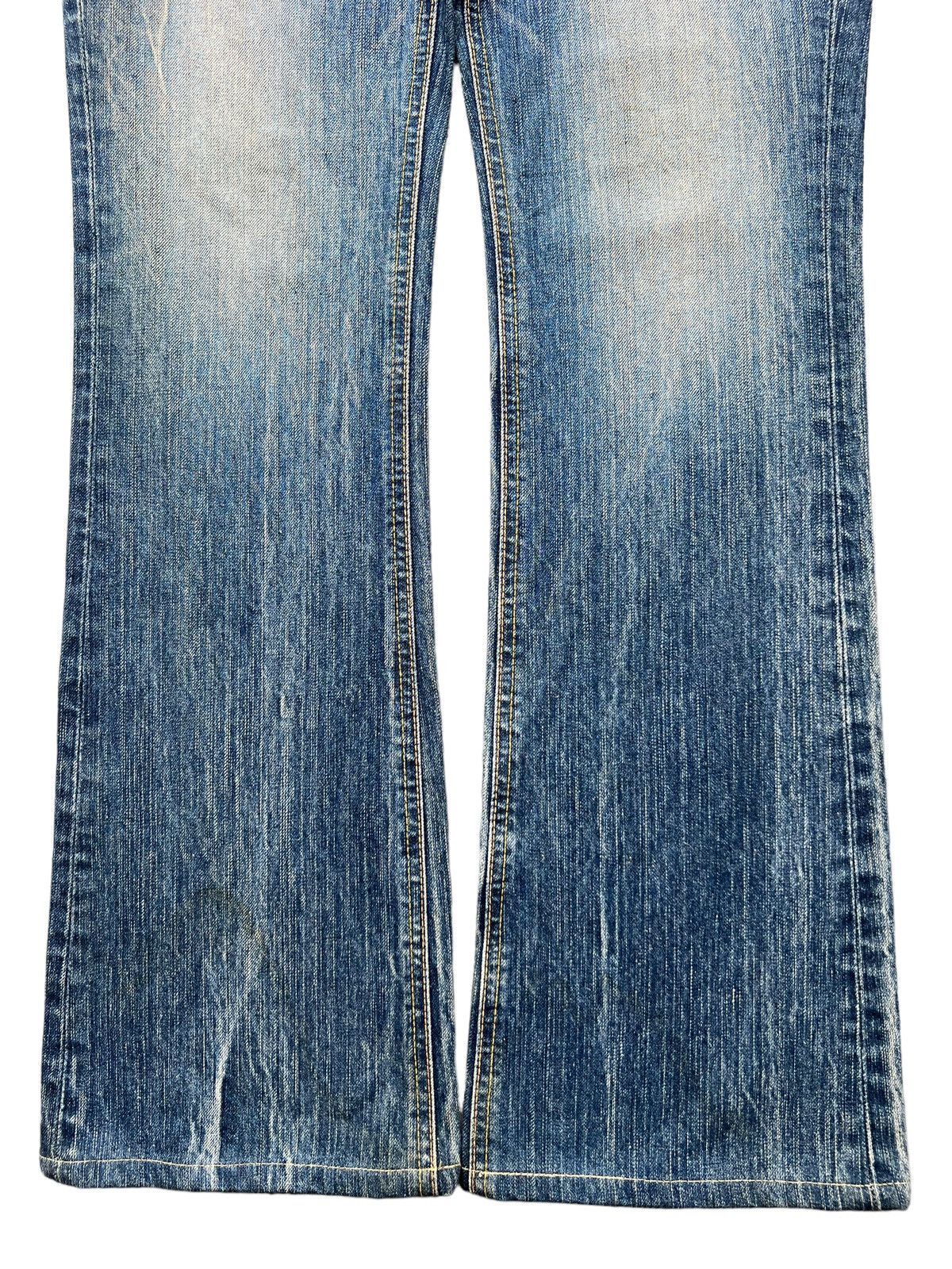 Edwin Edwin Distressed Denim Jeans Flare Jeans 31x32 Size 31" - 5 Thumbnail