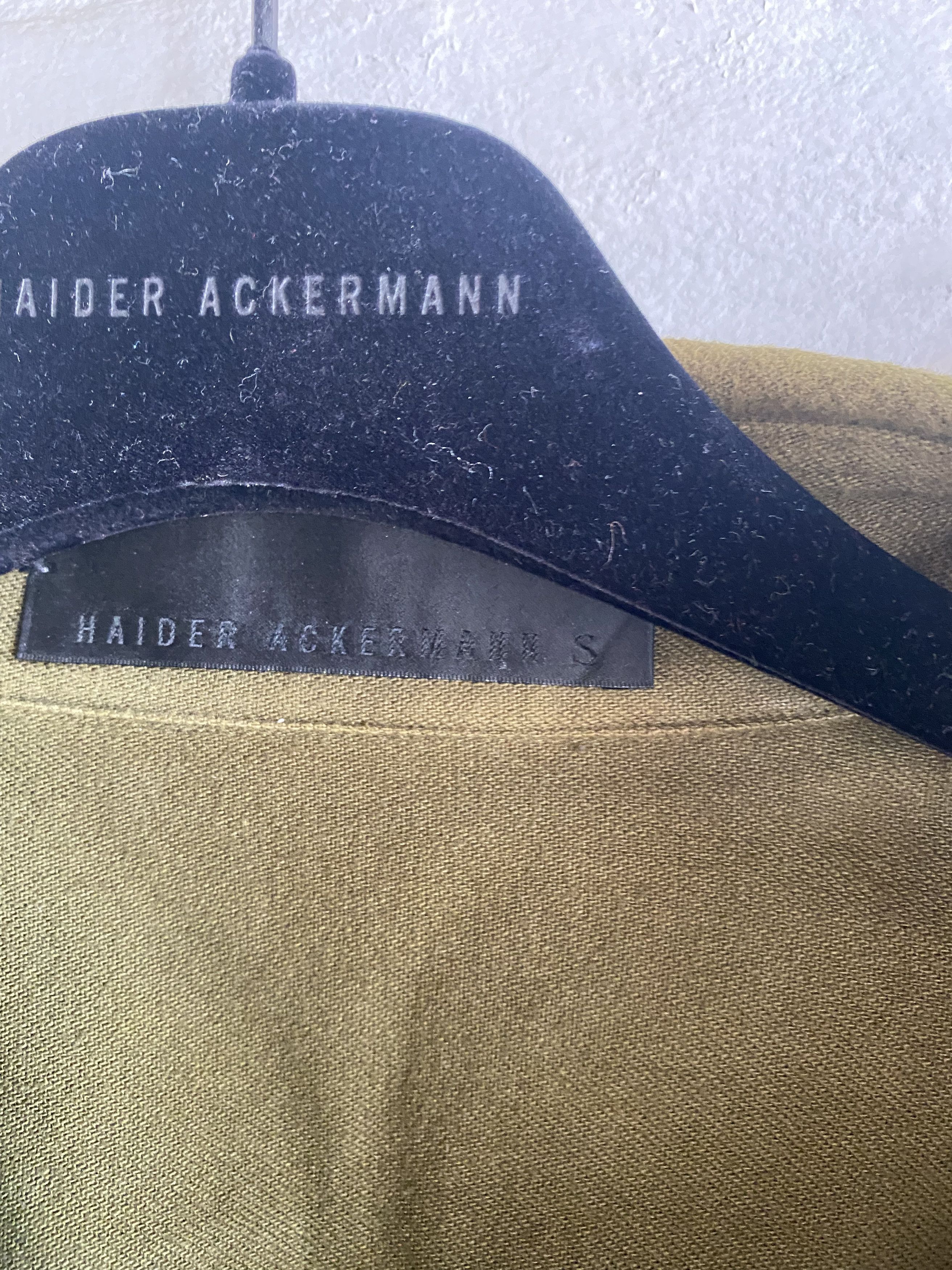 Haider Ackermann Green Haider Shirt Size S Size US S / EU 44-46 / 1 - 3 Thumbnail