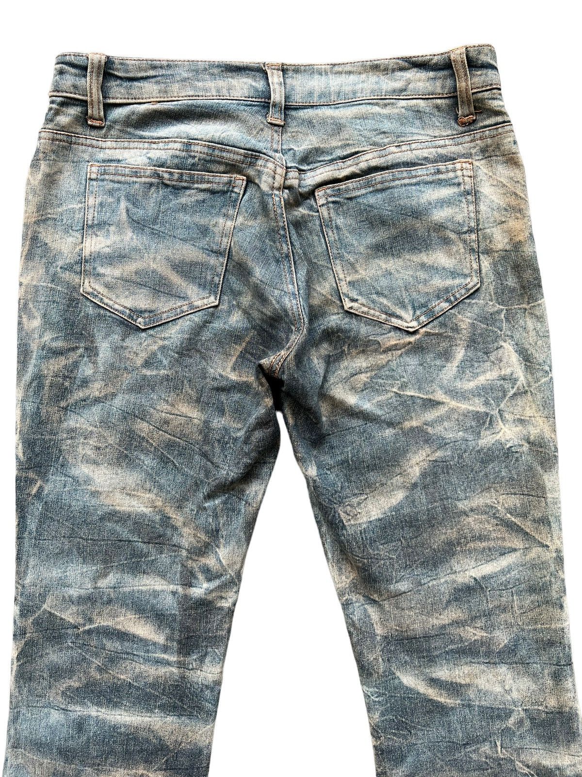 Beauty Beast × Japanese Brand Japanese Faded Distressed Denim Camo Jeans 30x29 Size 30" / US 8 / IT 44 - 4 Thumbnail