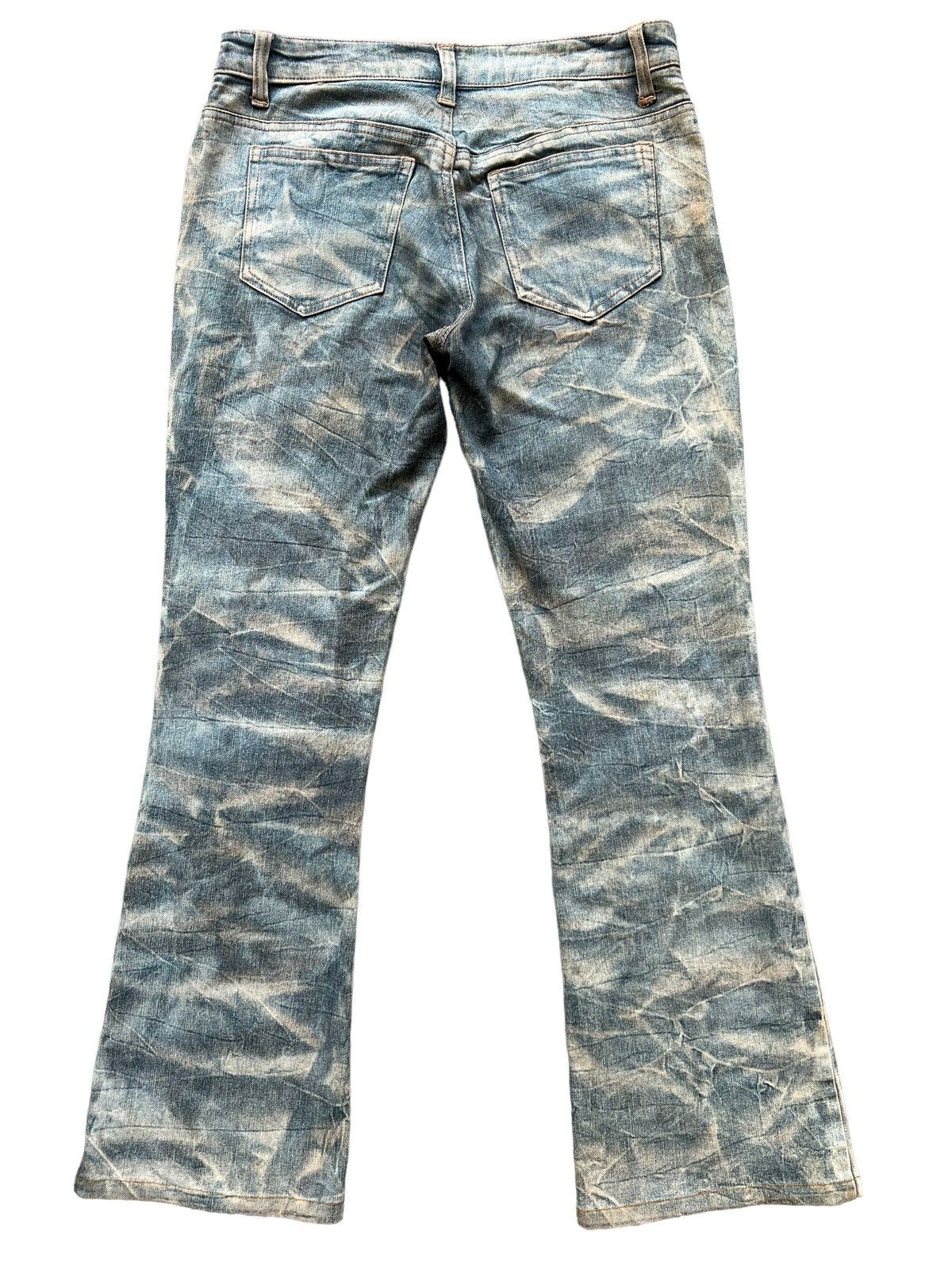 Beauty Beast × Japanese Brand Japanese Faded Distressed Denim Camo Jeans 30x29 Size 30" / US 8 / IT 44 - 2 Thumbnail