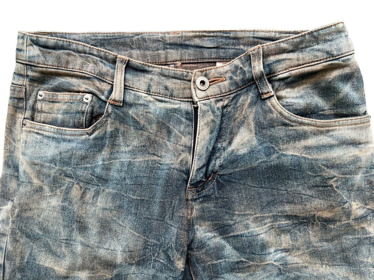 Beauty Beast × Japanese Brand Japanese Faded Distressed Denim Camo Jeans 30x29 Size 30" / US 8 / IT 44 - 6 Thumbnail