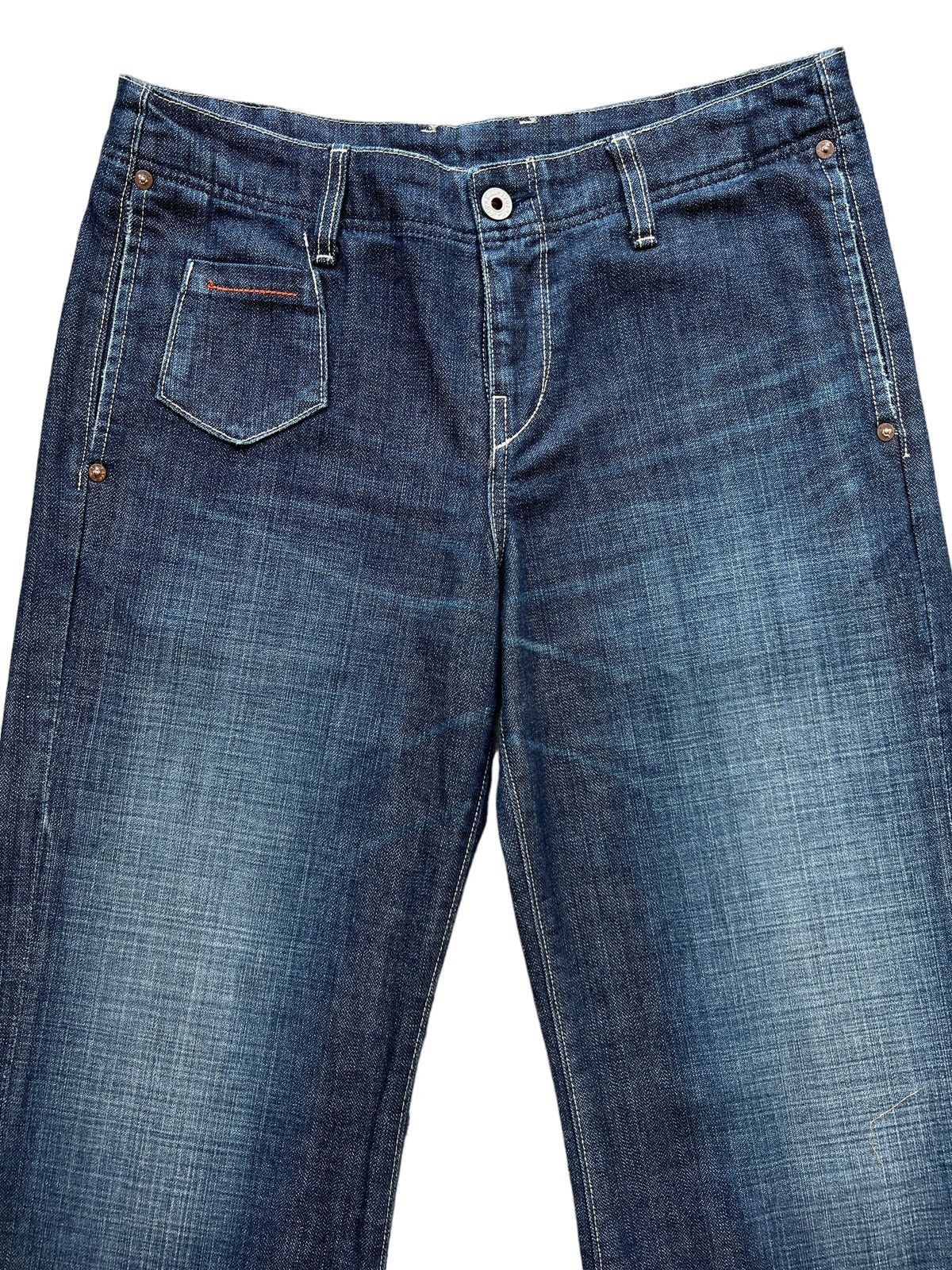 Ralph Lauren Vintage Ralph Lauren Wide Leg Baggy Flare Jeans 32x31 Size 32" / US 10 / IT 46 - 4 Thumbnail