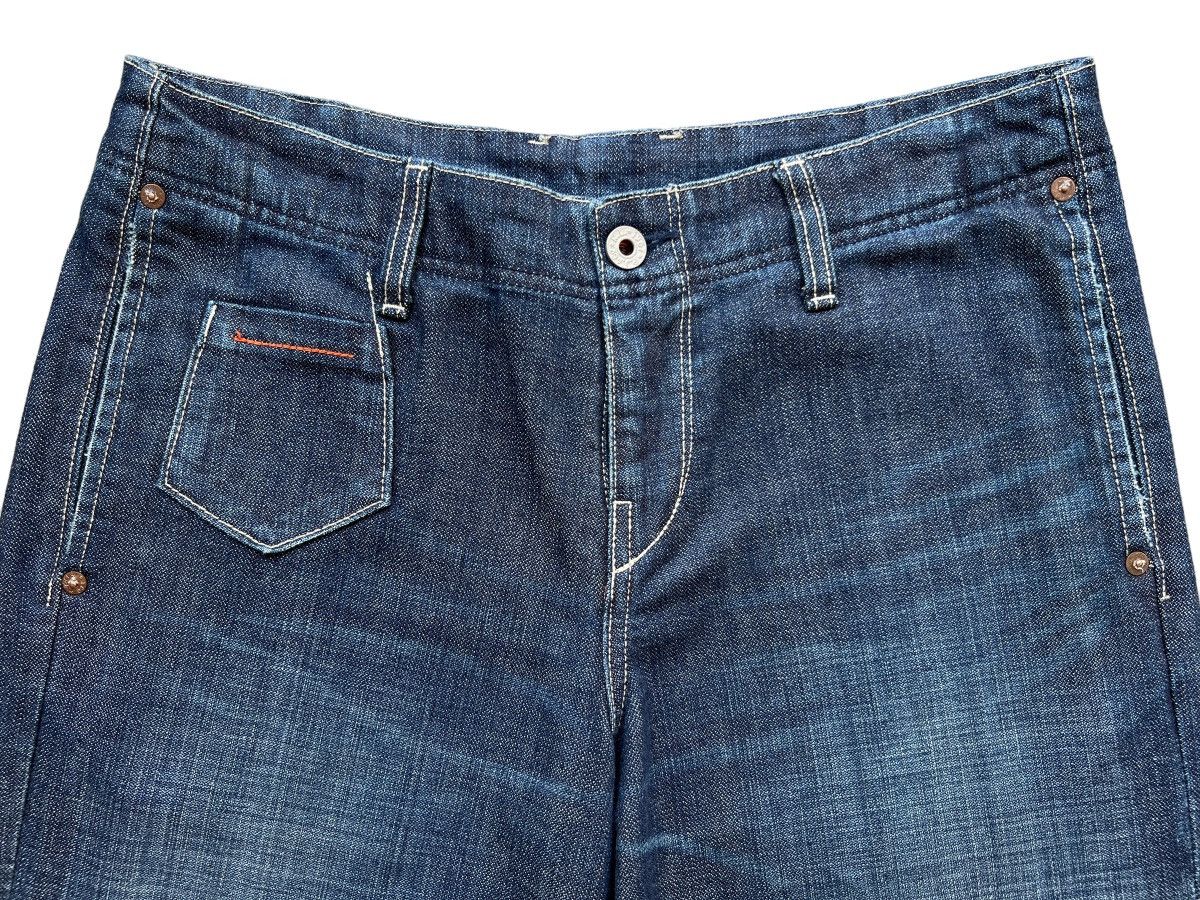 Ralph Lauren Vintage Ralph Lauren Wide Leg Baggy Flare Jeans 32x31 Size 32" / US 10 / IT 46 - 7 Thumbnail
