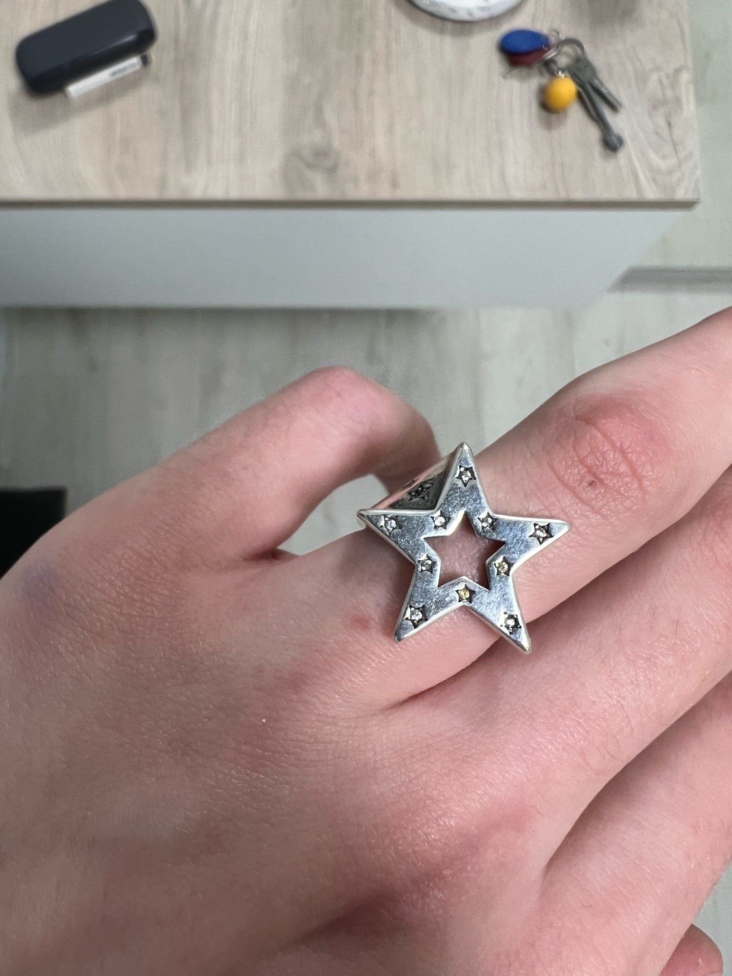 Jewelry Star Shiny Ring Size ONE SIZE - 4 Thumbnail