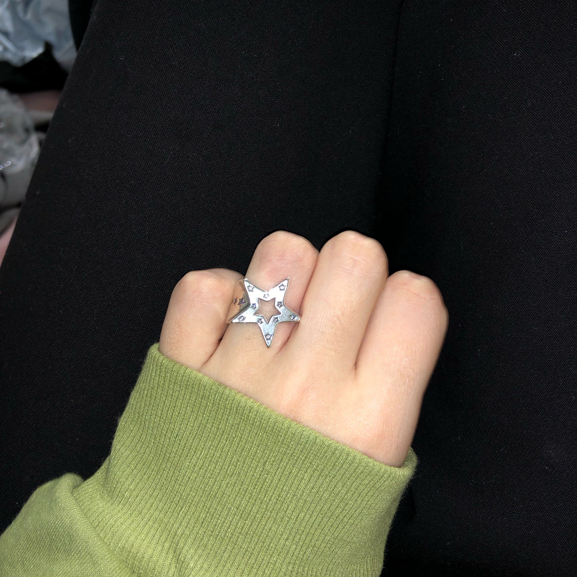 Jewelry Star Shiny Ring Size ONE SIZE - 5 Thumbnail