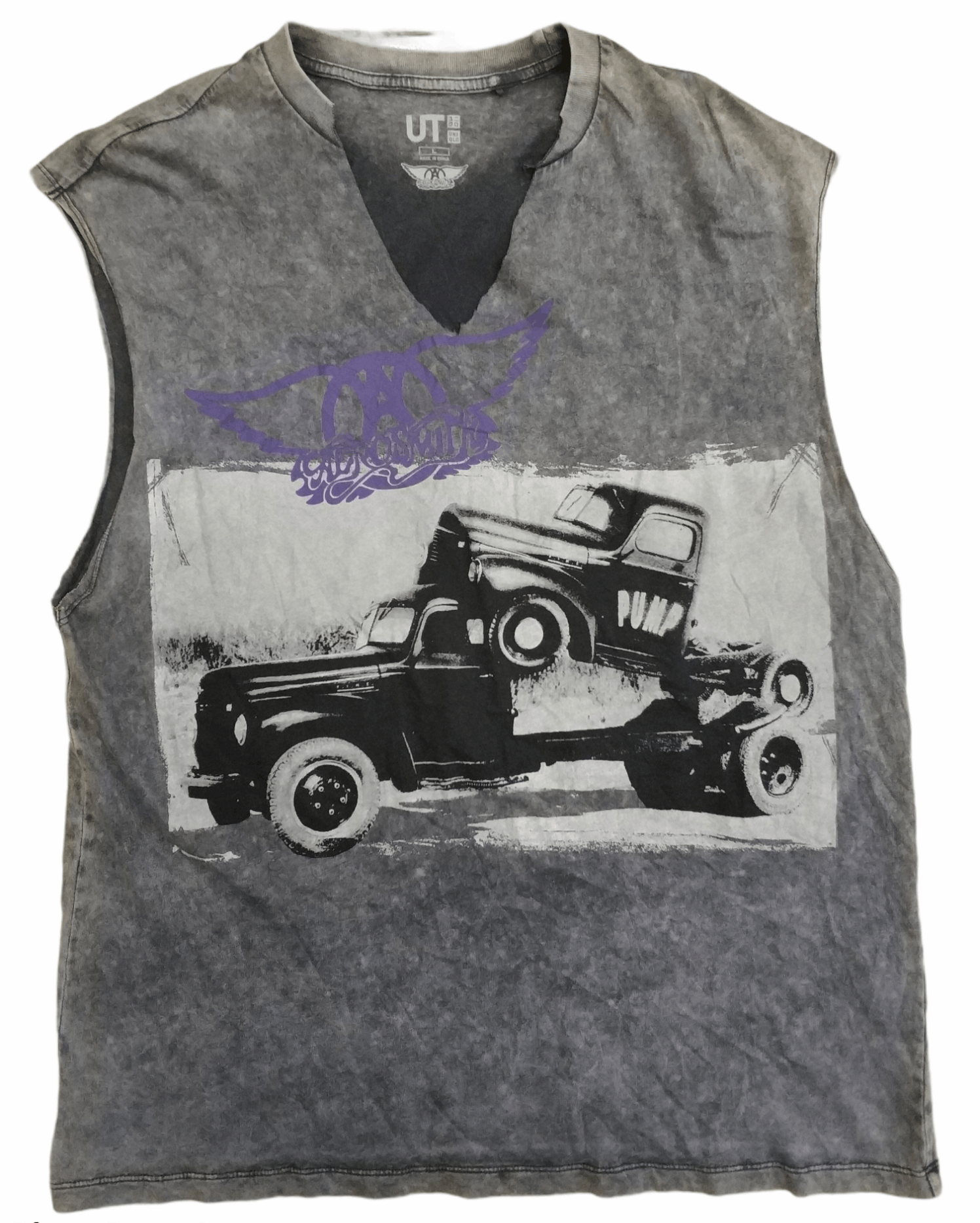 Band Tees × Rock Band × Uniqlo 🔥Aerosmith x Uniqlo Custom Sleeveless