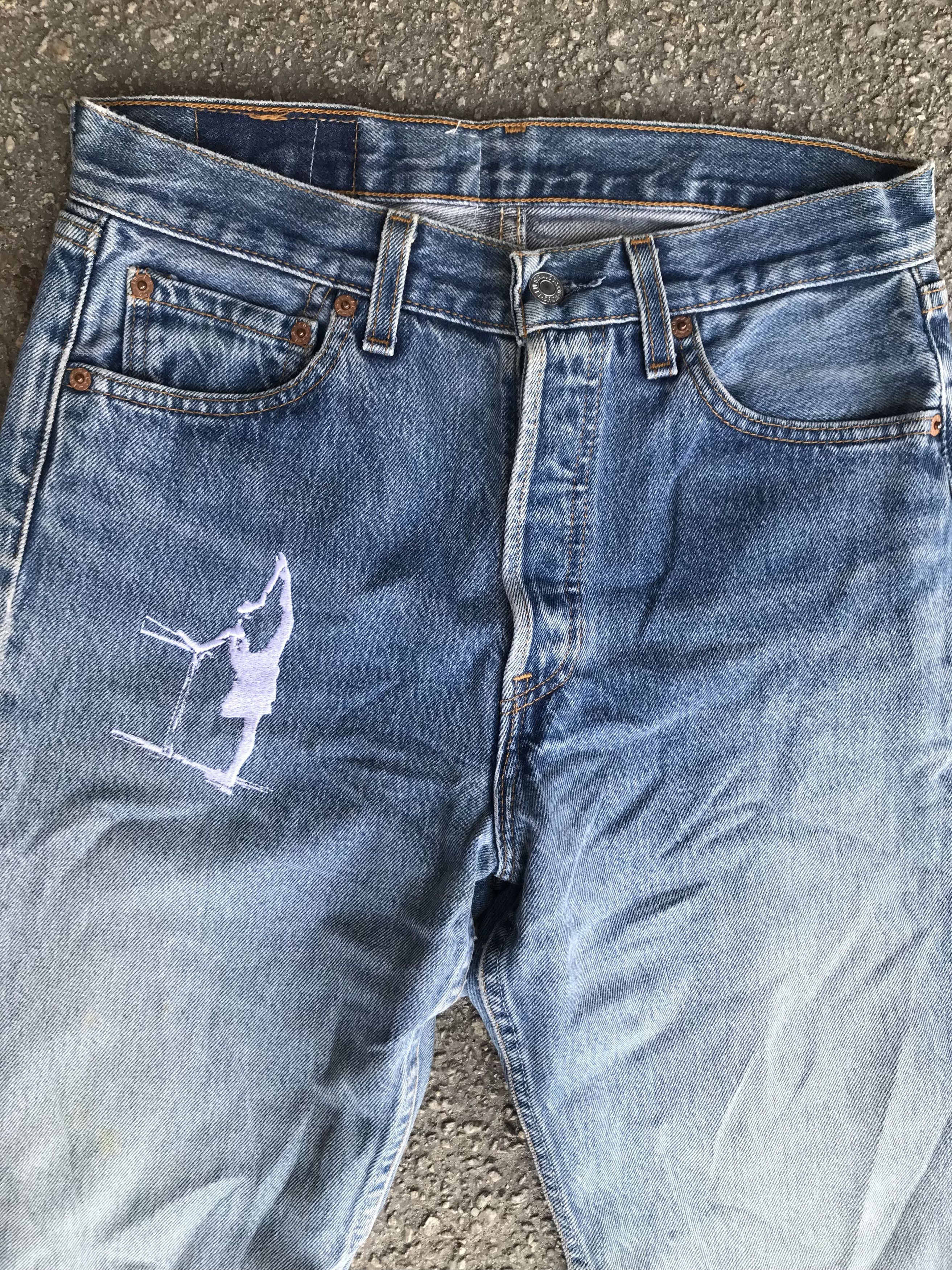 Levi's Levis 501 Buttonfly X Naked Bunch Made in USA Size US 30 / EU 46 - 5 Thumbnail