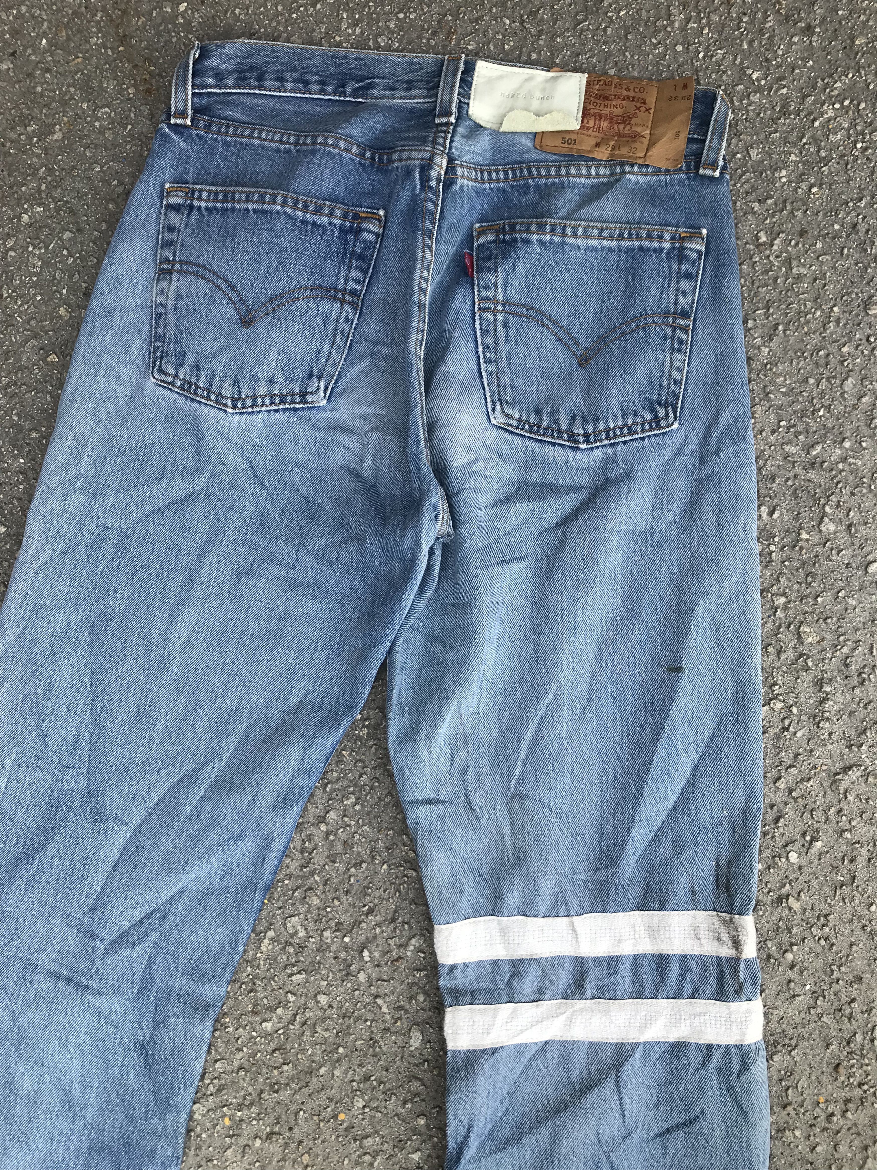 Levi's Levis 501 Buttonfly X Naked Bunch Made in USA Size US 30 / EU 46 - 10 Thumbnail