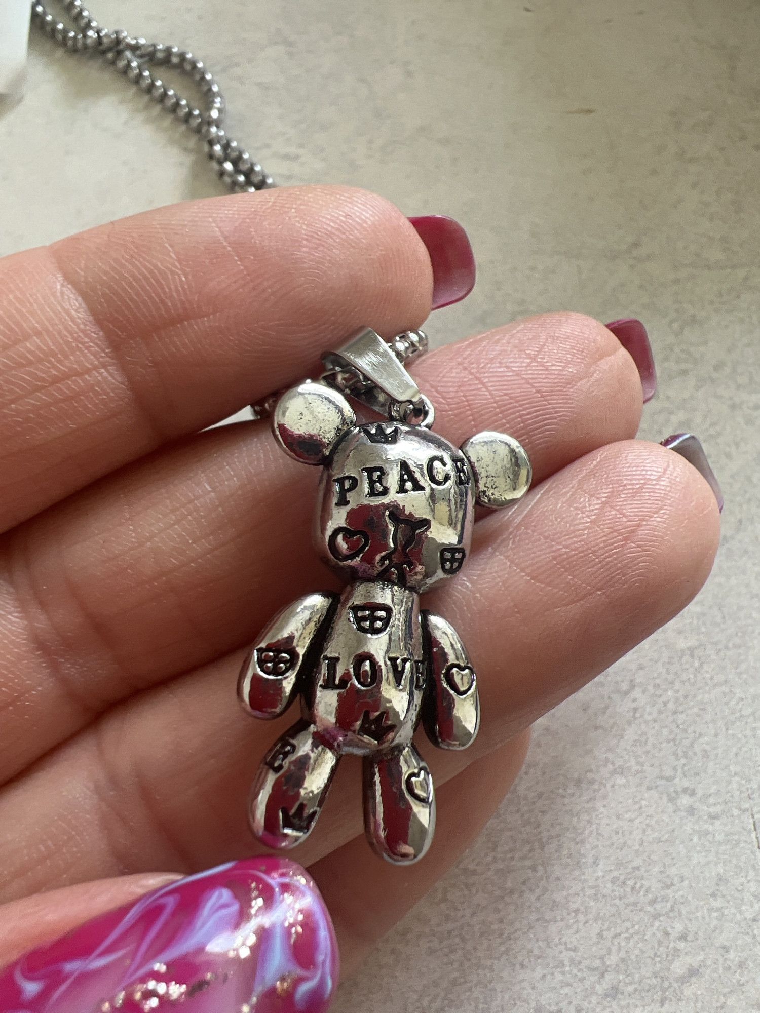 Jewelry Bear Pendant necklace Size ONE SIZE - 2 Thumbnail