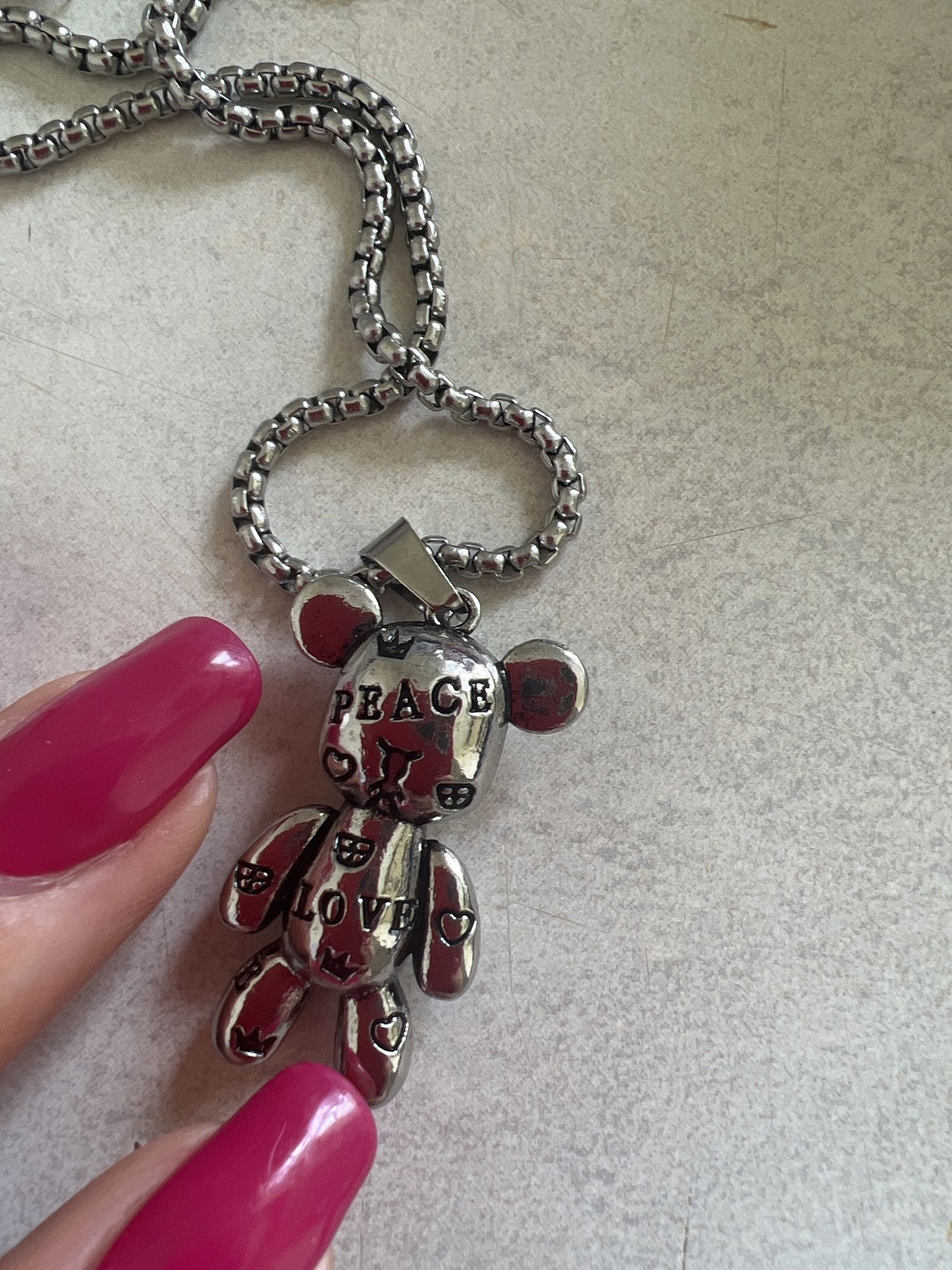 Jewelry Bear Pendant necklace Size ONE SIZE - 1 Thumbnail