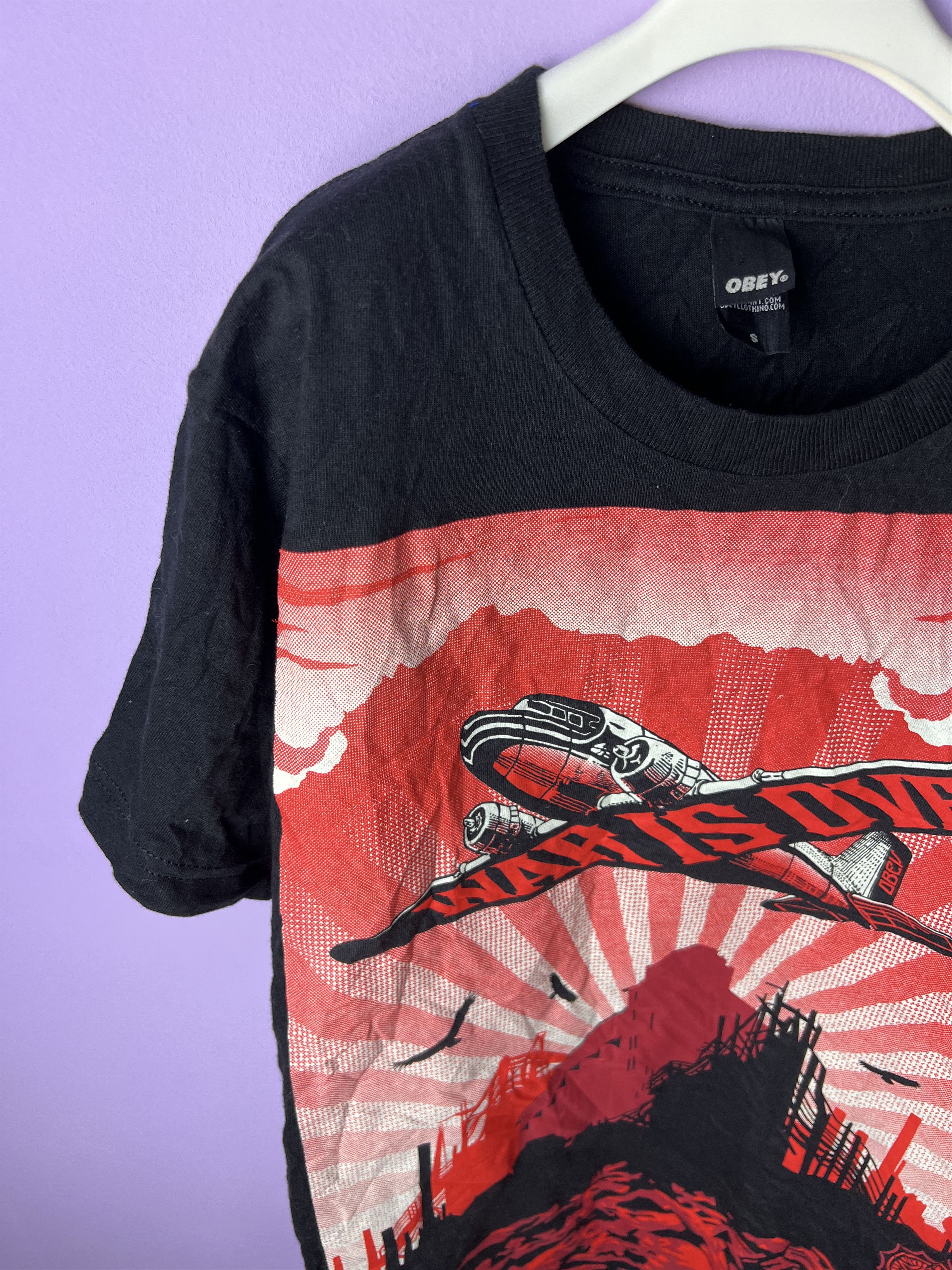 Obey 🔥Vintage Obey War Is Over Tees Size US S / EU 44-46 / 1 - 6 Thumbnail