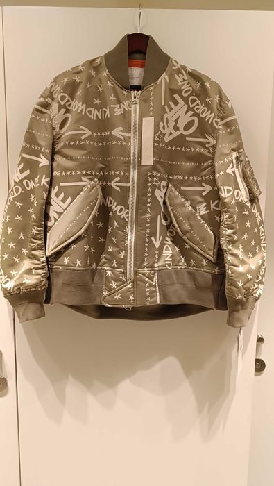 Sacai Eric Haze Bandana Print Blouson