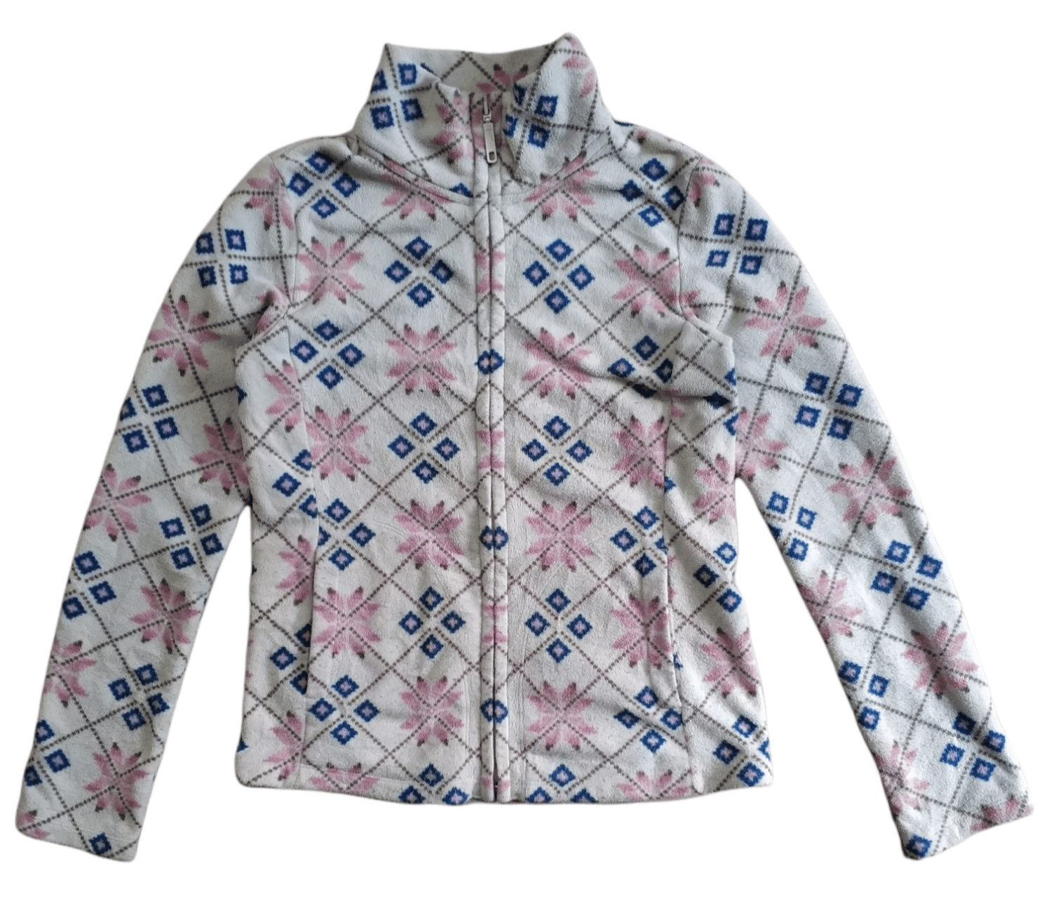 Uniqlo 🔥Uniqlo Zipper Printed Fleece Size S / US 4 / IT 40 - 1 Thumbnail