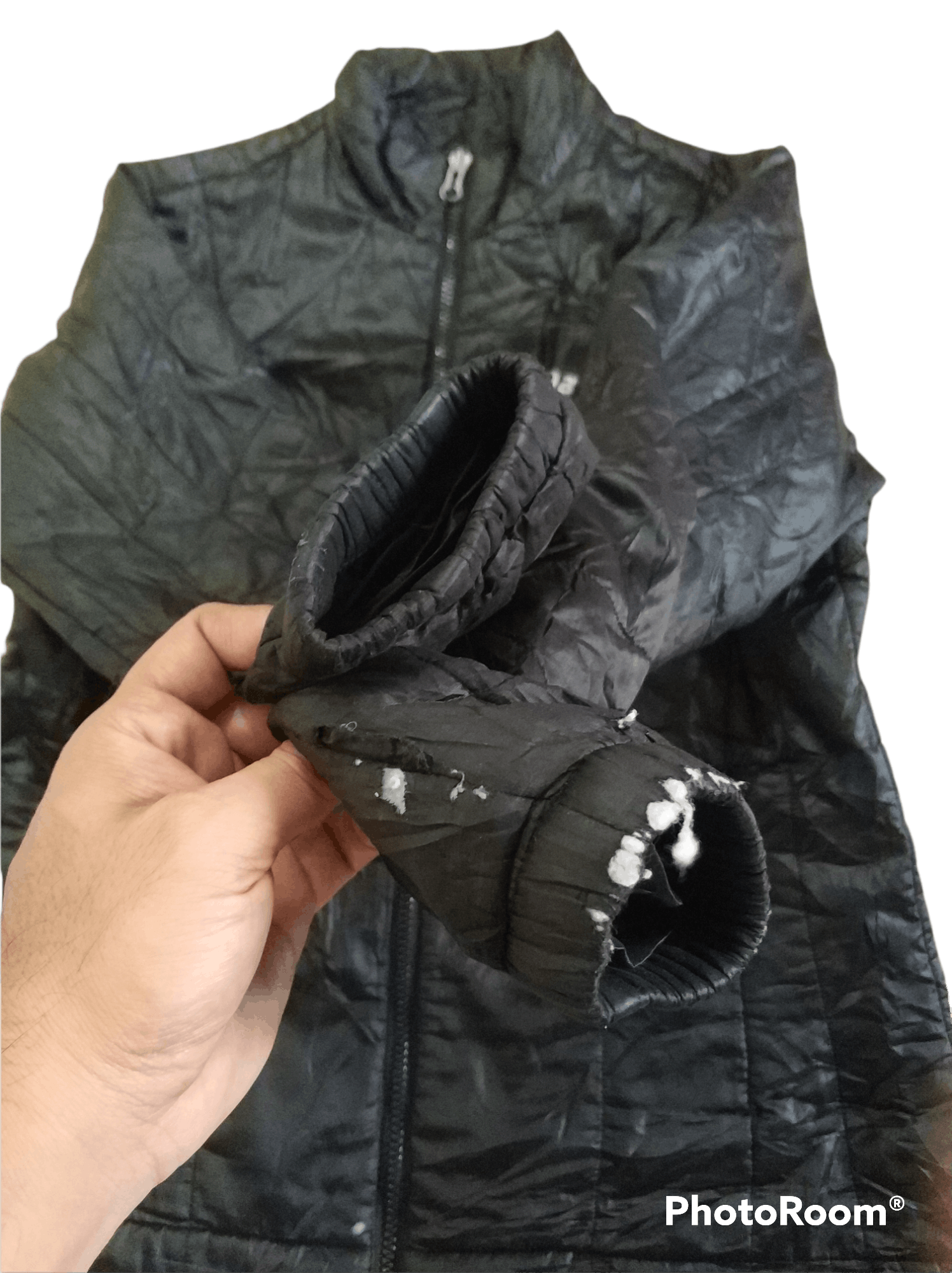 Asics 🔥Distressed Vintage Asics Quilted Jacket Size US S / EU 44-46 / 1 - 8 Thumbnail