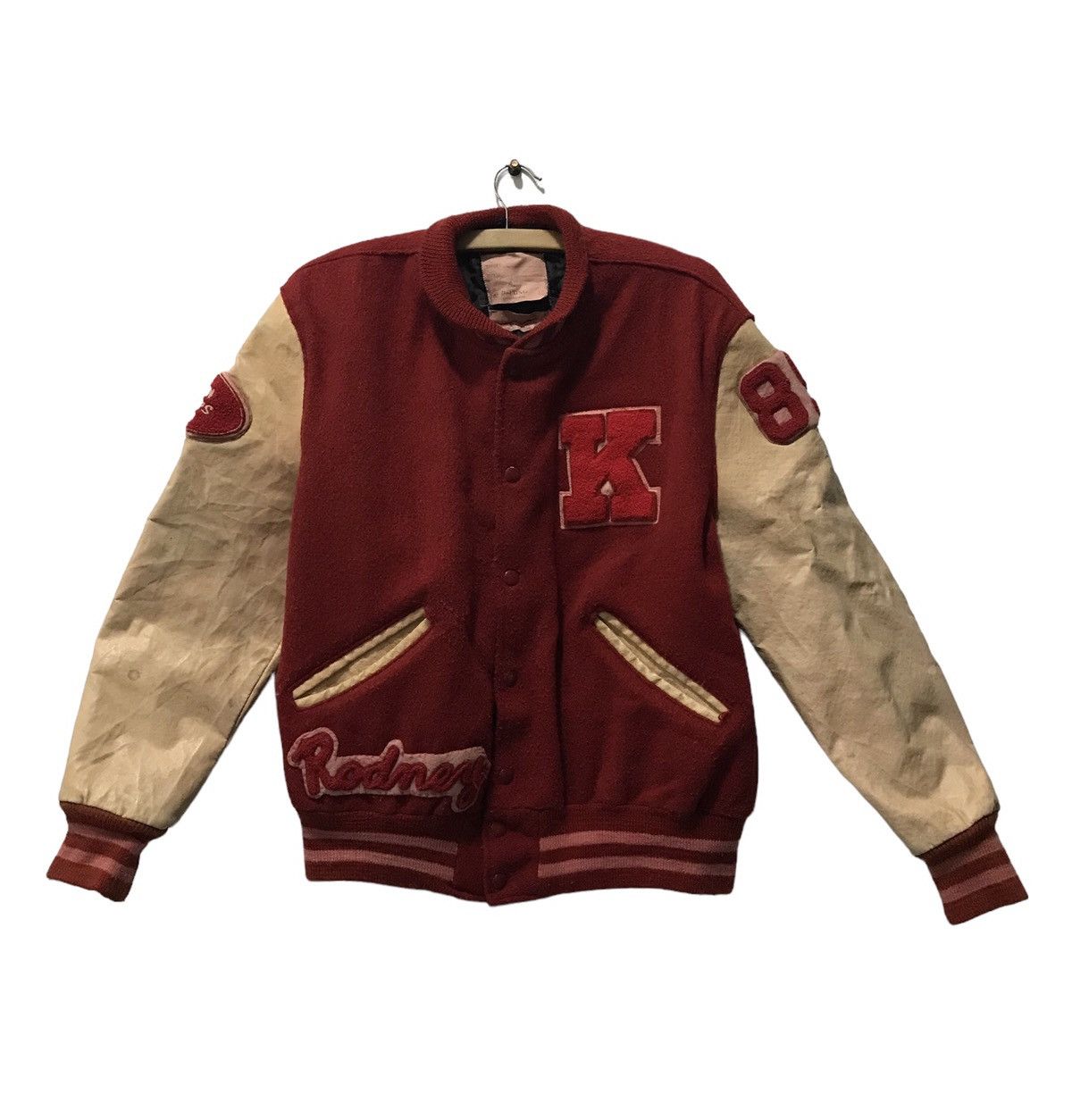 Delong × Vintage VINTAGE DELONG MADE IN USA VARSITY JACKET Size US L / EU 52-54 / 3 - 2 Thumbnail