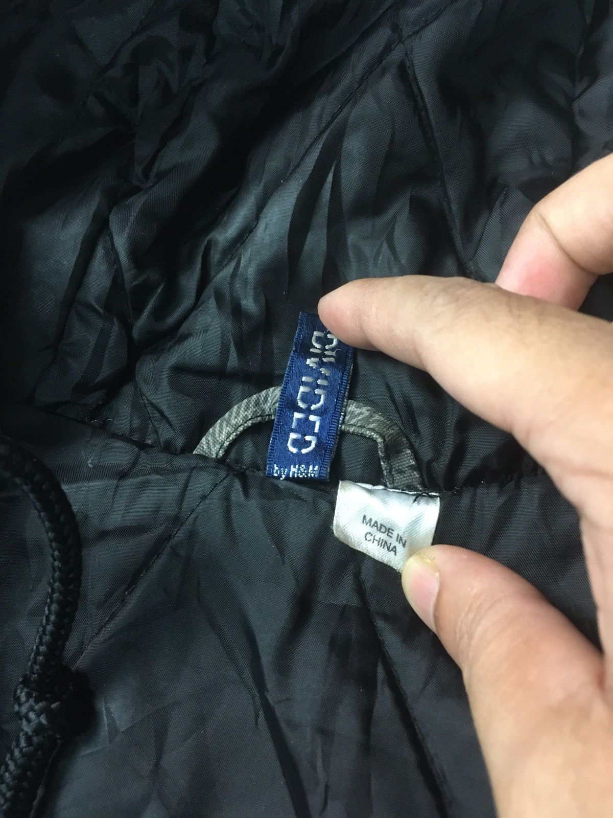 Divided × H&M × Japanese Brand Vintage divided wool hoodie checkered bomber jacket Size US S / EU 44-46 / 1 - 12 Thumbnail
