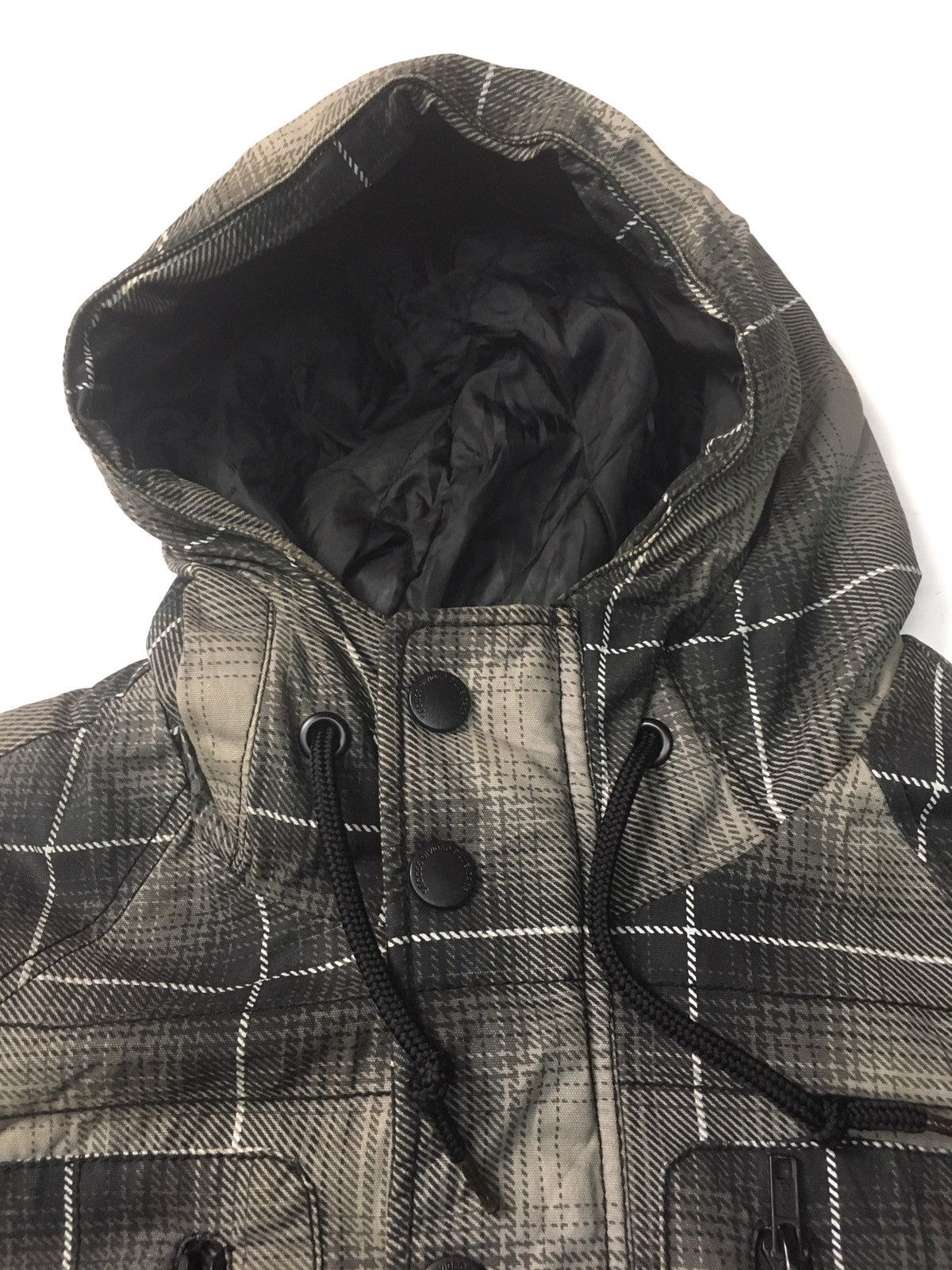 Divided × H&M × Japanese Brand Vintage divided wool hoodie checkered bomber jacket Size US S / EU 44-46 / 1 - 10 Thumbnail