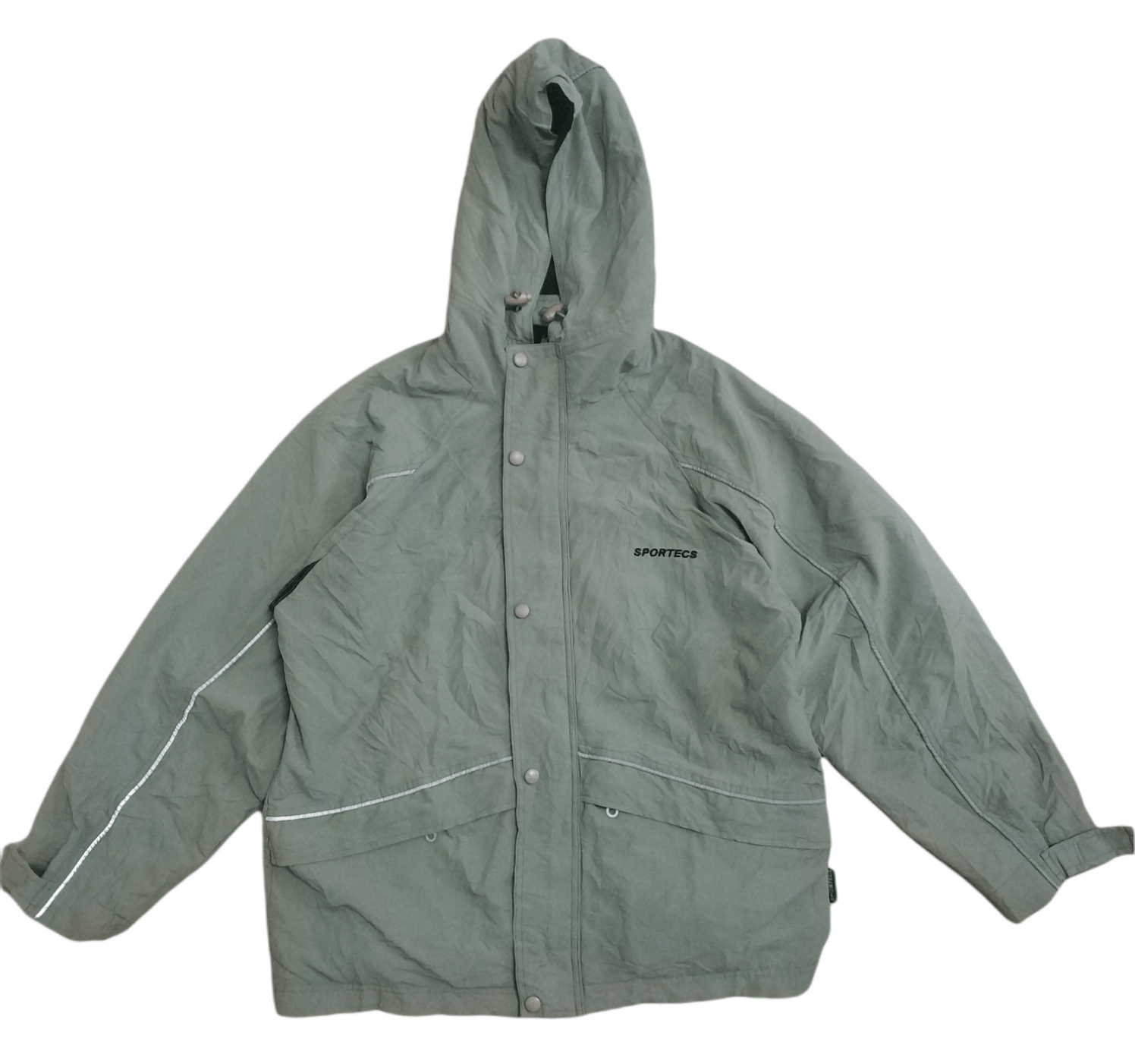 Japanese Brand 🔥Sun Faded Sportecs Windbreaker Hoodie Jacket Size US M / EU 48-50 / 2 - 2 Thumbnail