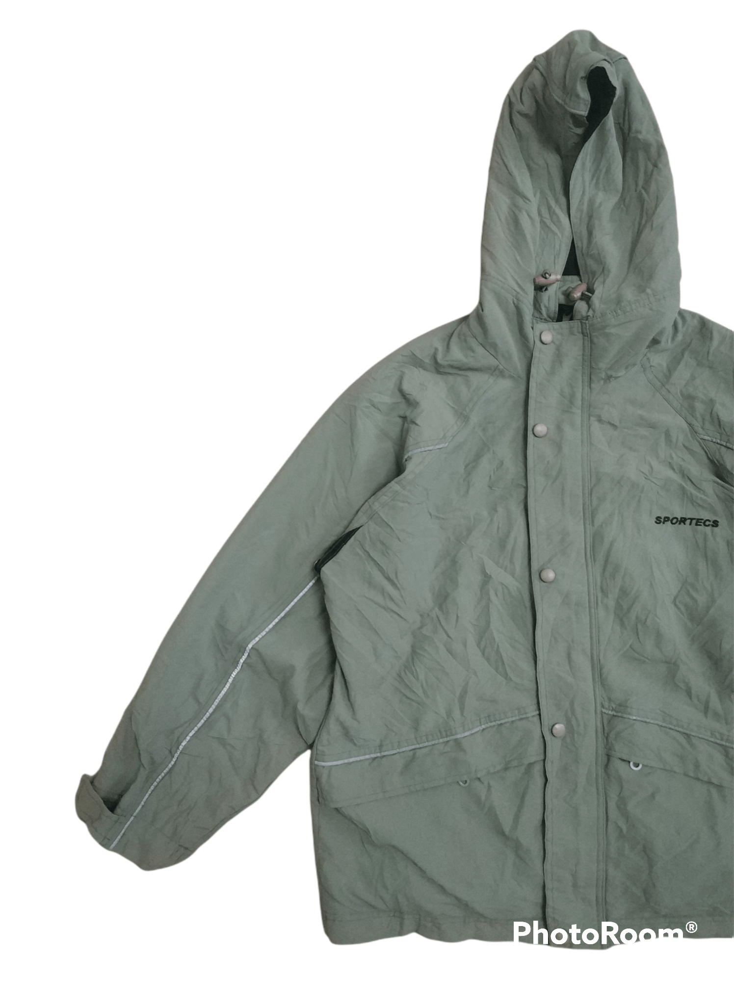 Japanese Brand 🔥Sun Faded Sportecs Windbreaker Hoodie Jacket Size US M / EU 48-50 / 2 - 4 Thumbnail