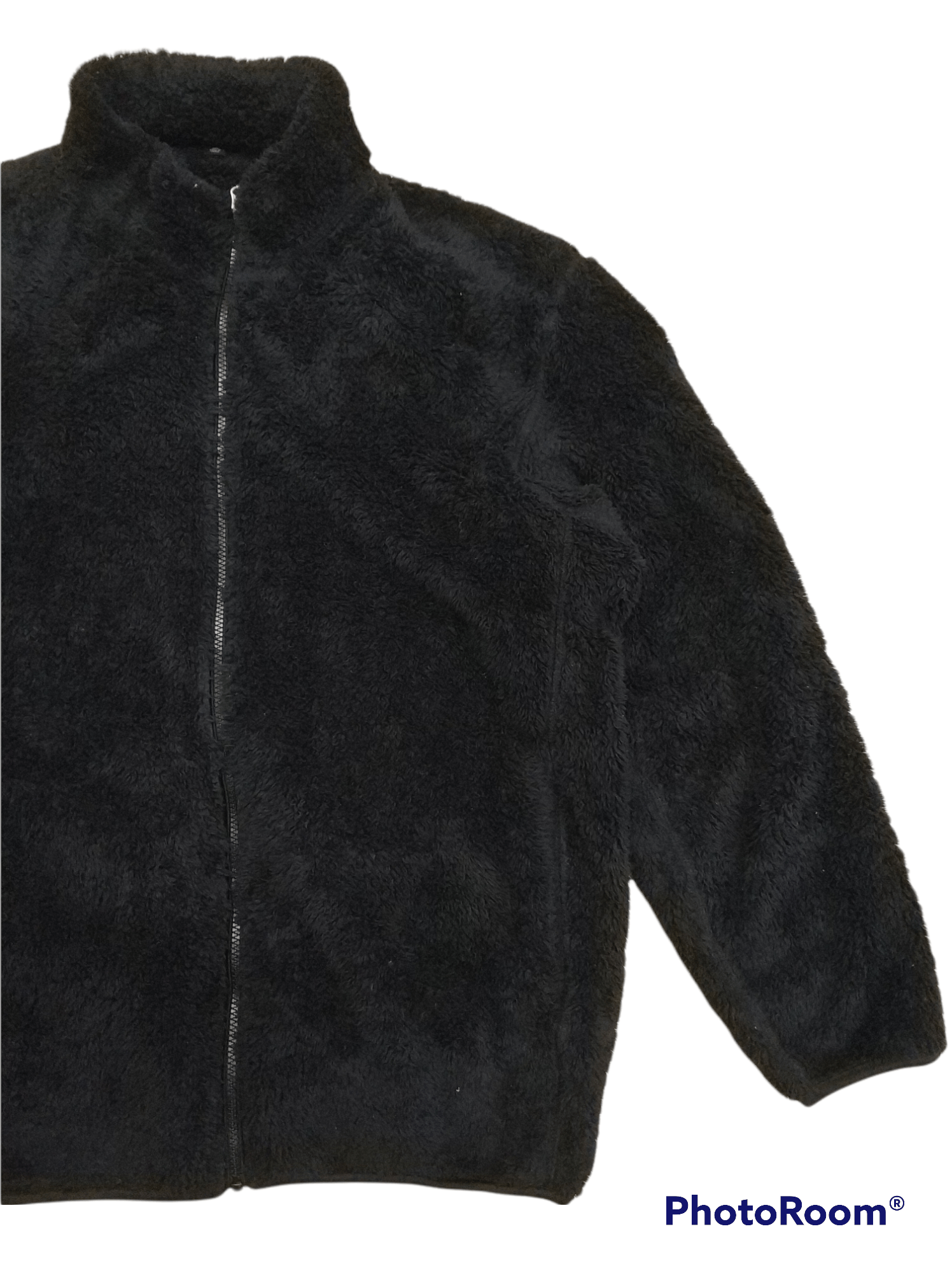 Japanese Brand 🔥Big Size Black Uniqlo Faux Fur Fleece Jacket Size US XXL / EU 58 / 5 - 4 Thumbnail