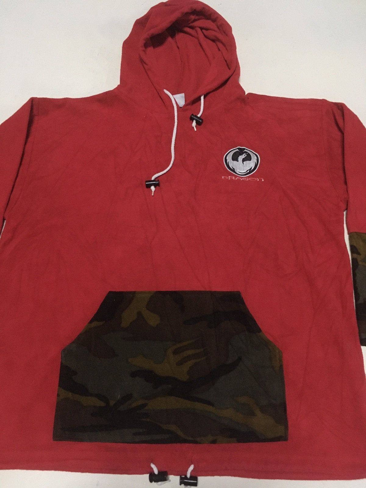 Vintage × Welcome Skateboards VINTAGE SKATE DRAGON 🐉 EMBROIDERY FLEECE HOODIE SWEATER Size US XL / EU 56 / 4 - 4 Thumbnail