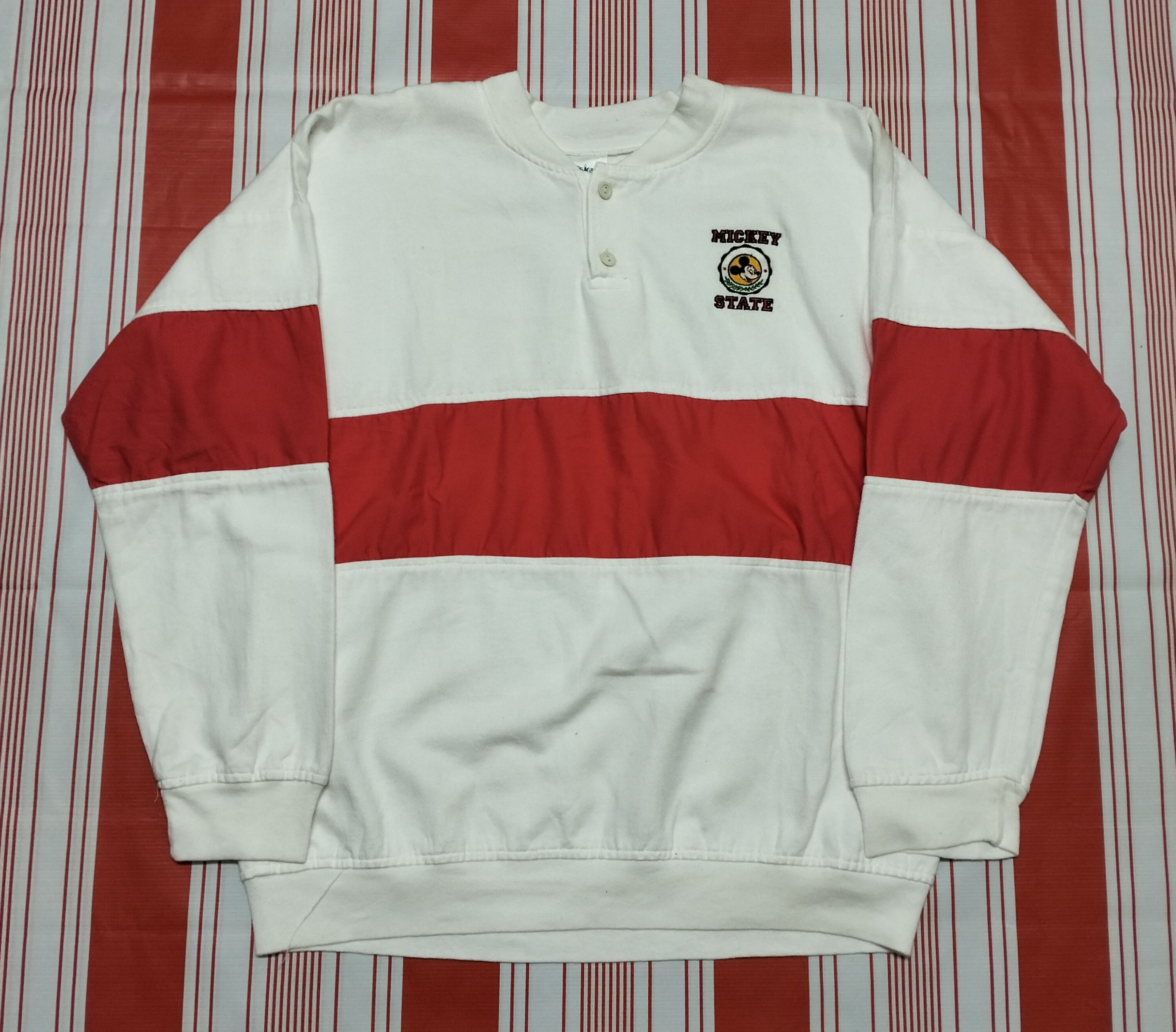 Mickey Mouse × Vintage Vintage Mickey Mouse State Sweatshirt Size US M / EU 48-50 / 2 - 1 Thumbnail