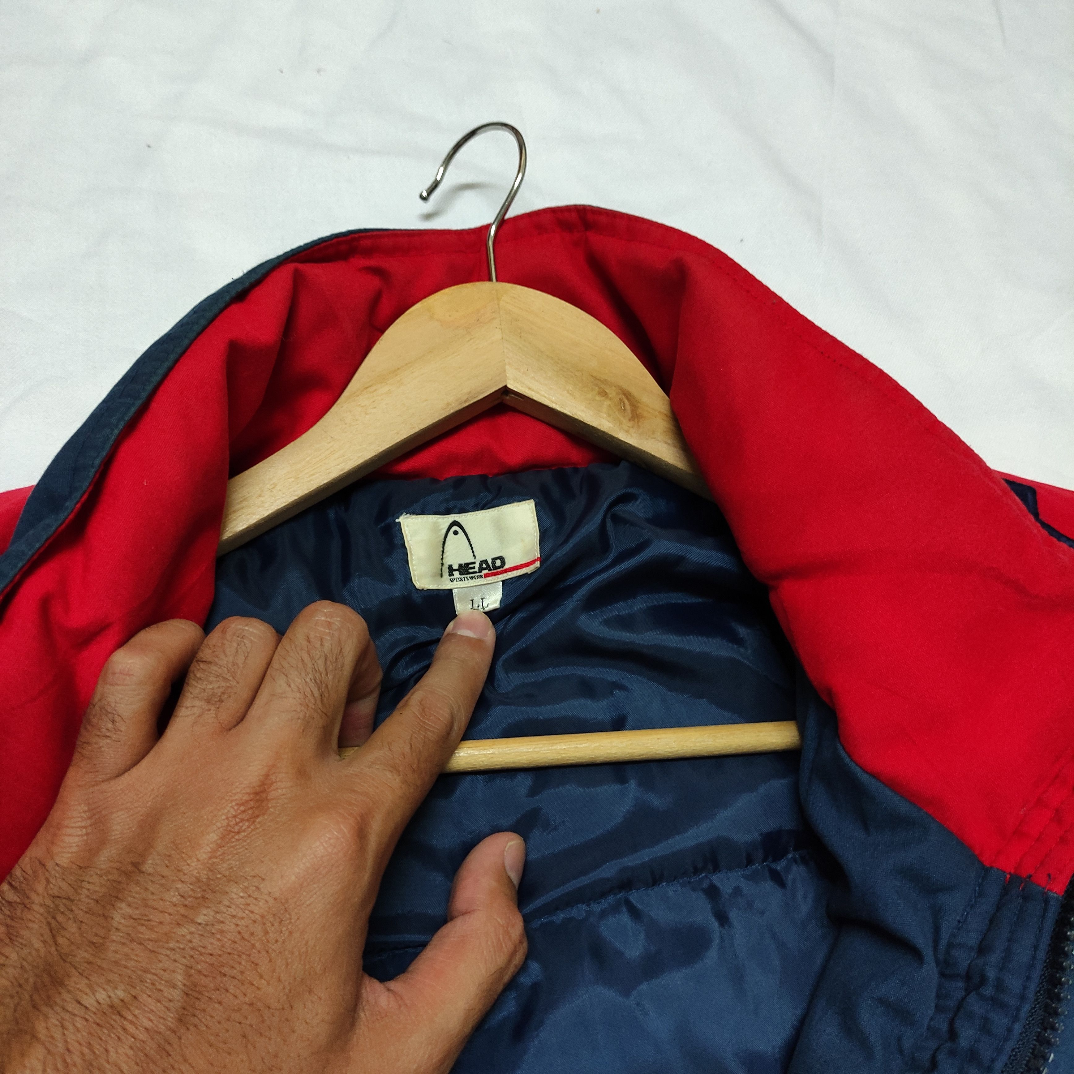 Japanese Brand × Vintage Vintage Head sportwear Big logo Jacket Size US XL / EU 56 / 4 - 3 Thumbnail