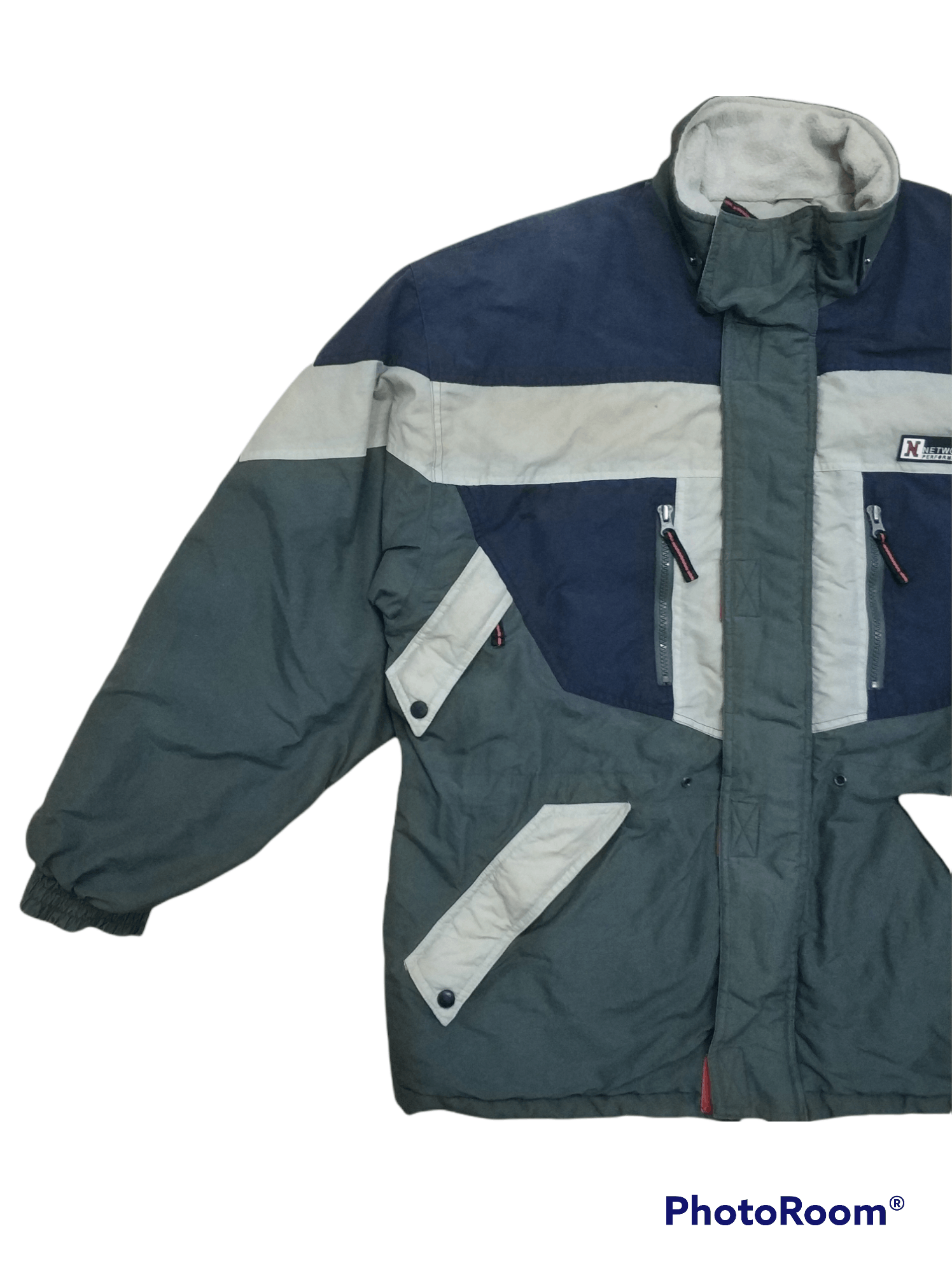 Japanese Brand 🔥Big Size Network Performance Windbreaker Jacket Size US XL / EU 56 / 4 - 4 Thumbnail