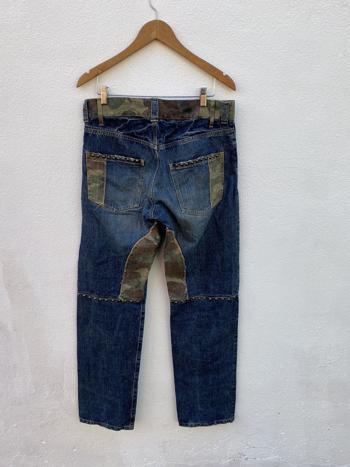 Japanese Brand Japanese Brand X Modem Lovers Custom Made multipocket jeans Size US 33 - 2 Thumbnail