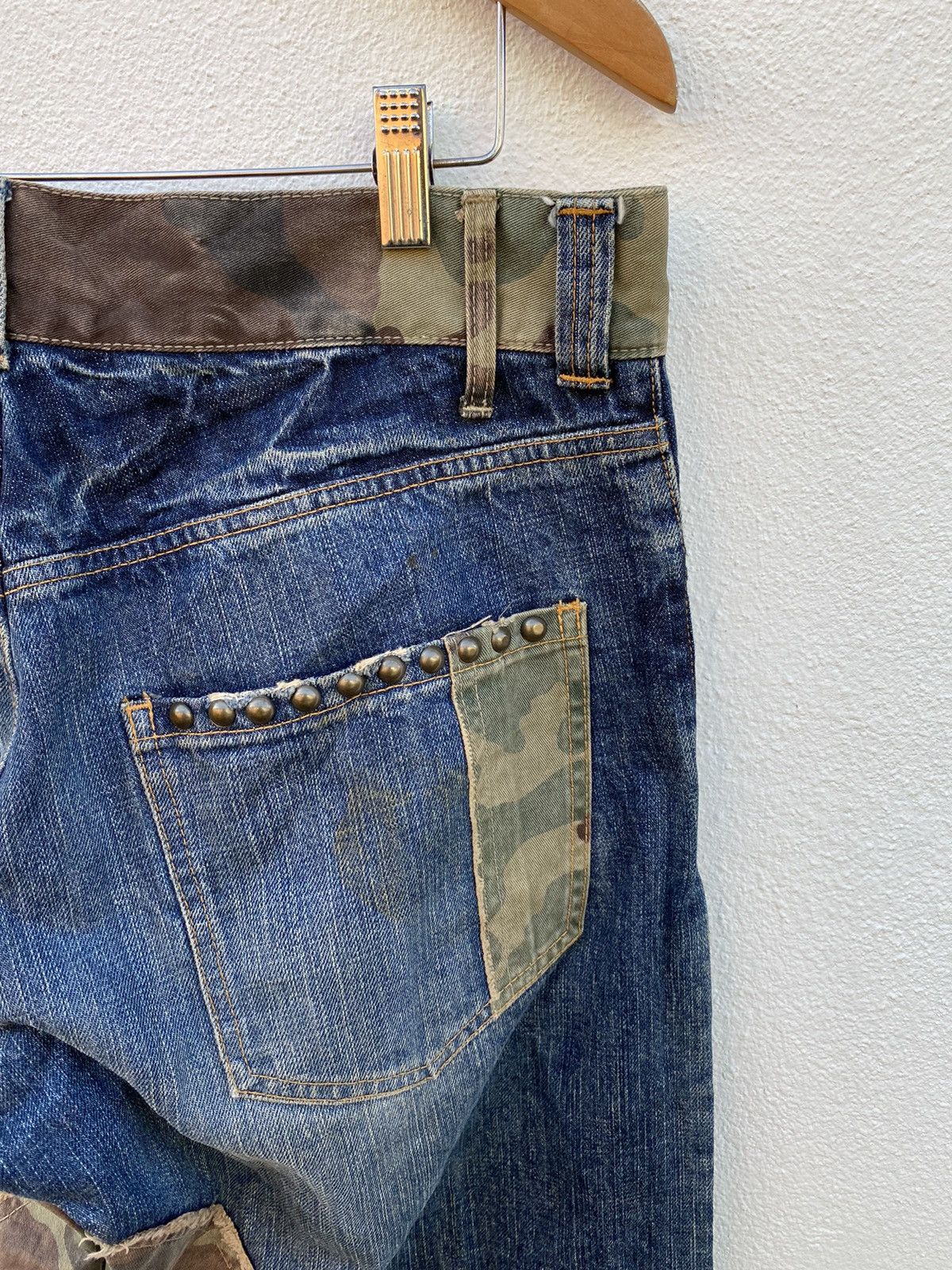 Japanese Brand Japanese Brand X Modem Lovers Custom Made multipocket jeans Size US 33 - 10 Thumbnail