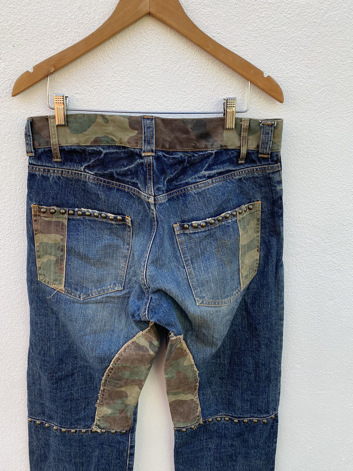 Japanese Brand Japanese Brand X Modem Lovers Custom Made multipocket jeans Size US 33 - 9 Thumbnail
