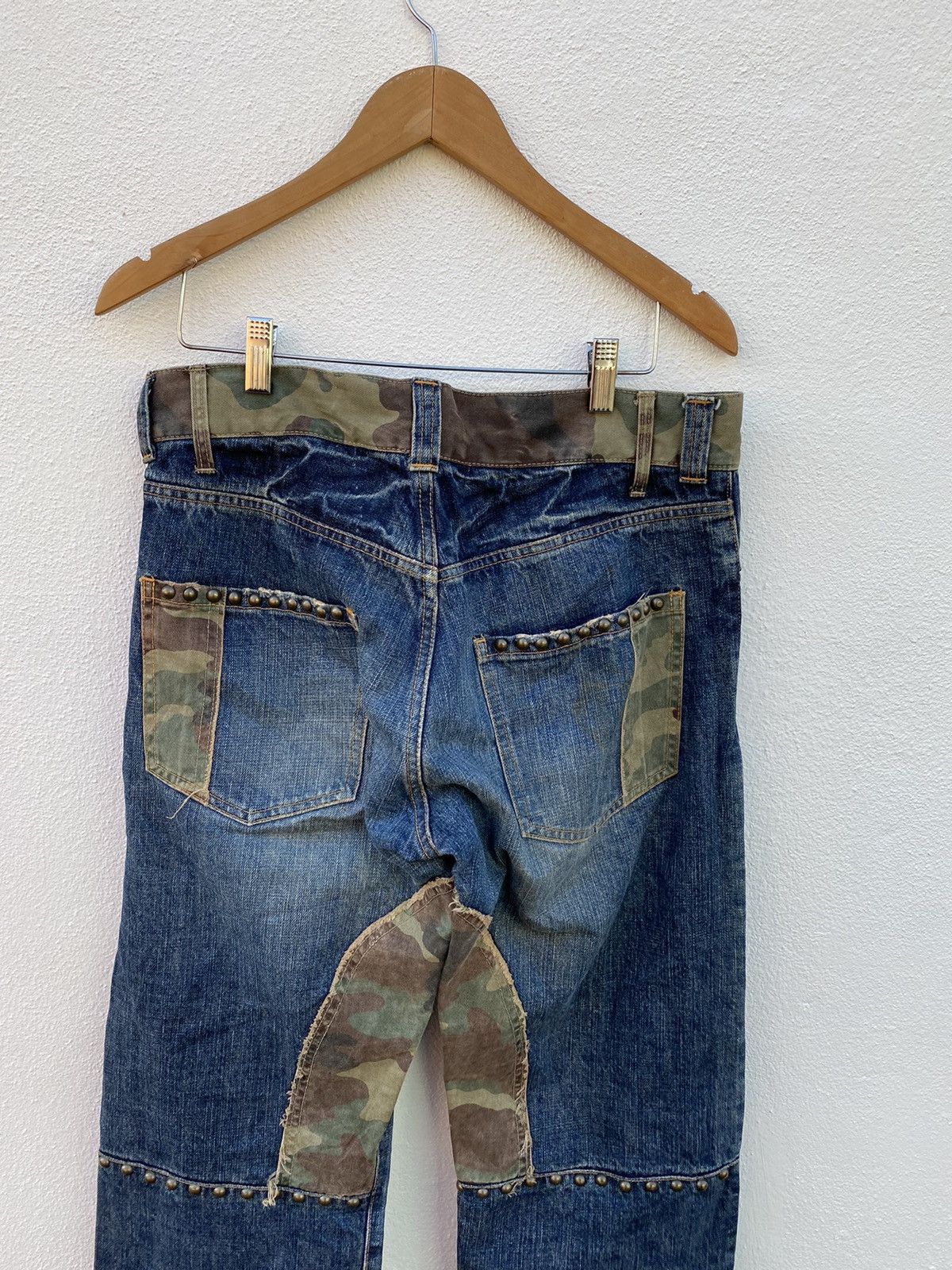 Japanese Brand Japanese Brand X Modem Lovers Custom Made multipocket jeans Size US 33 - 7 Thumbnail
