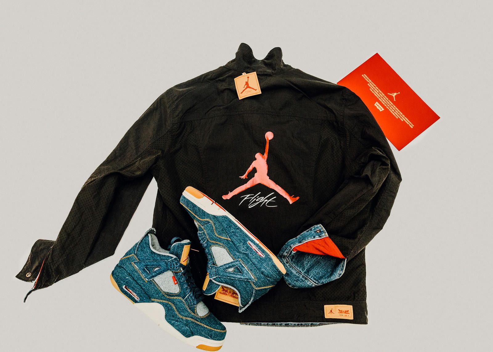 Levi s Levi s x Jordan Reversible Denim Trucker Jacket Grailed