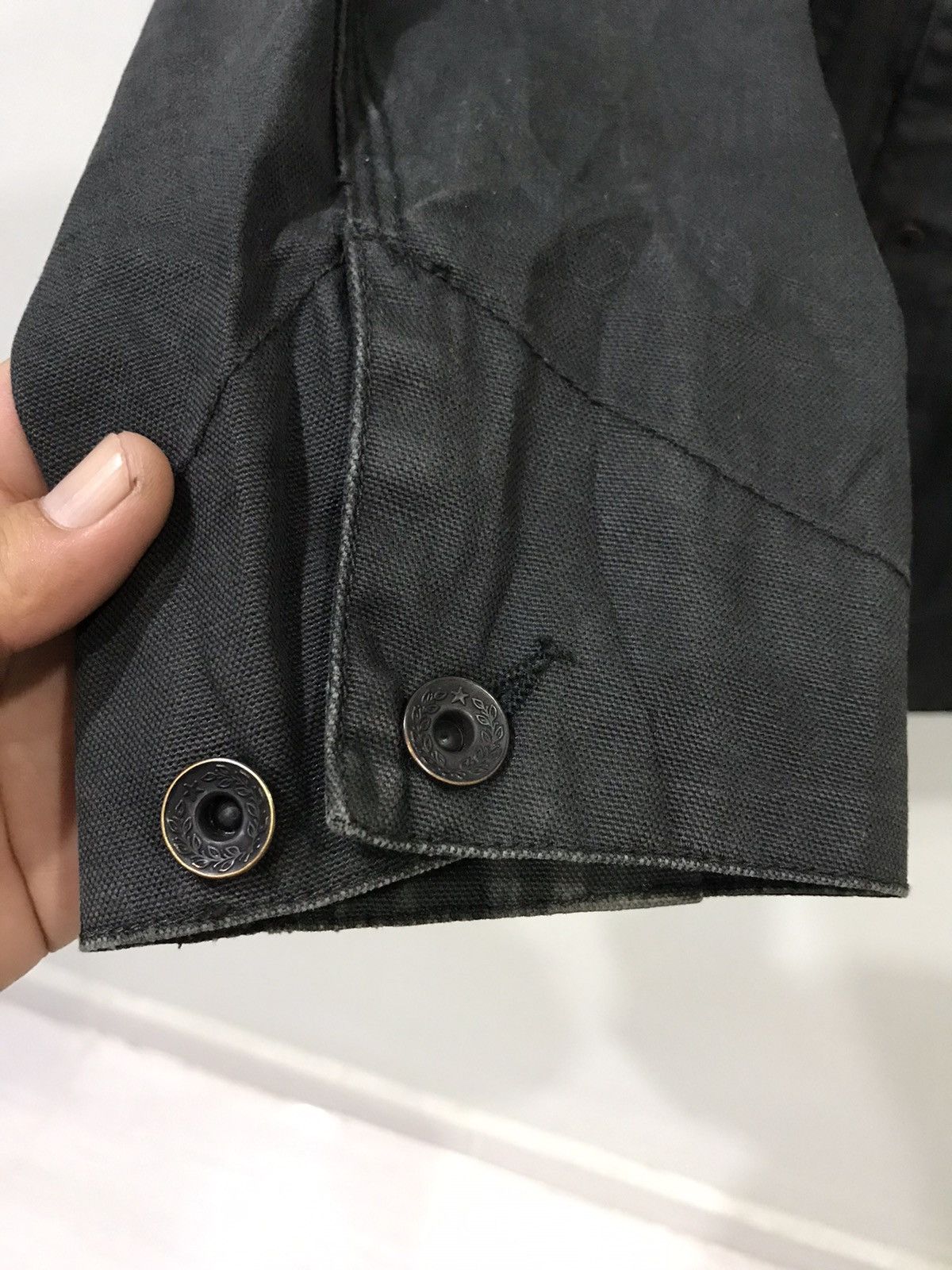 Japanese Brand ROYAL BLUE Japan Chore Coat Iron Donut Button Size US L / EU 52-54 / 3 - 10 Thumbnail