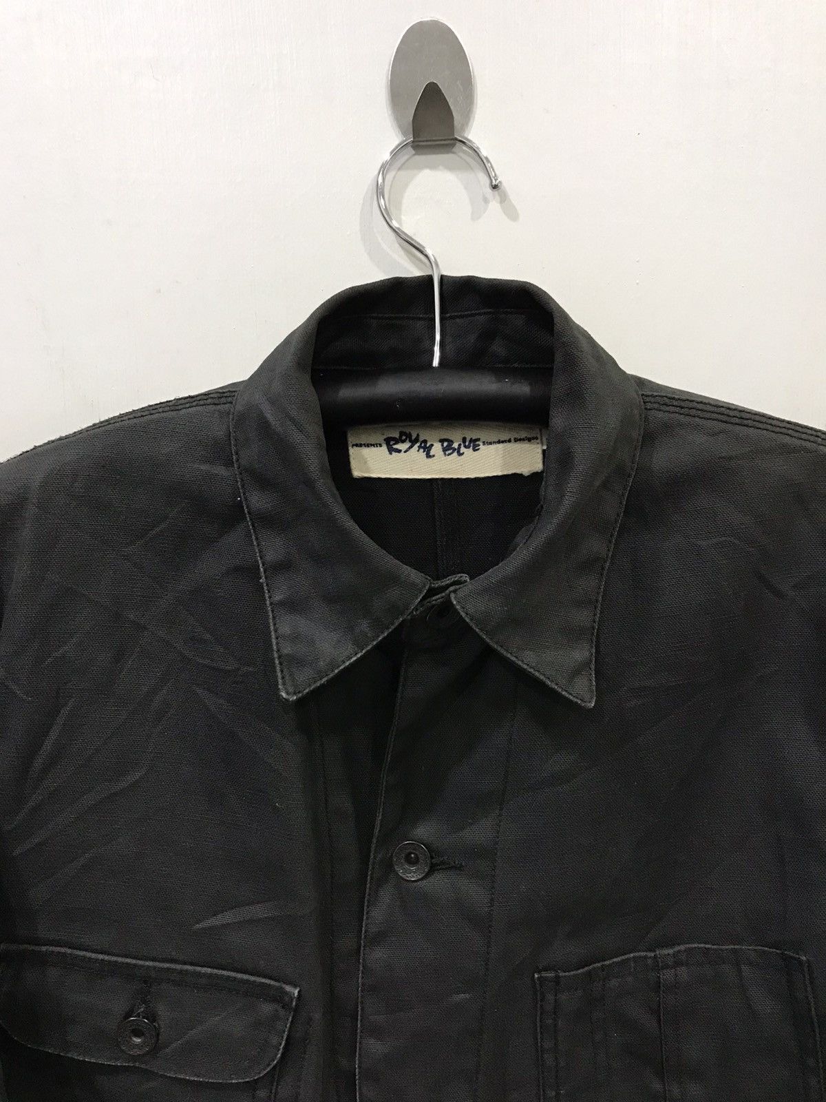 Japanese Brand ROYAL BLUE Japan Chore Coat Iron Donut Button Size US L / EU 52-54 / 3 - 4 Thumbnail