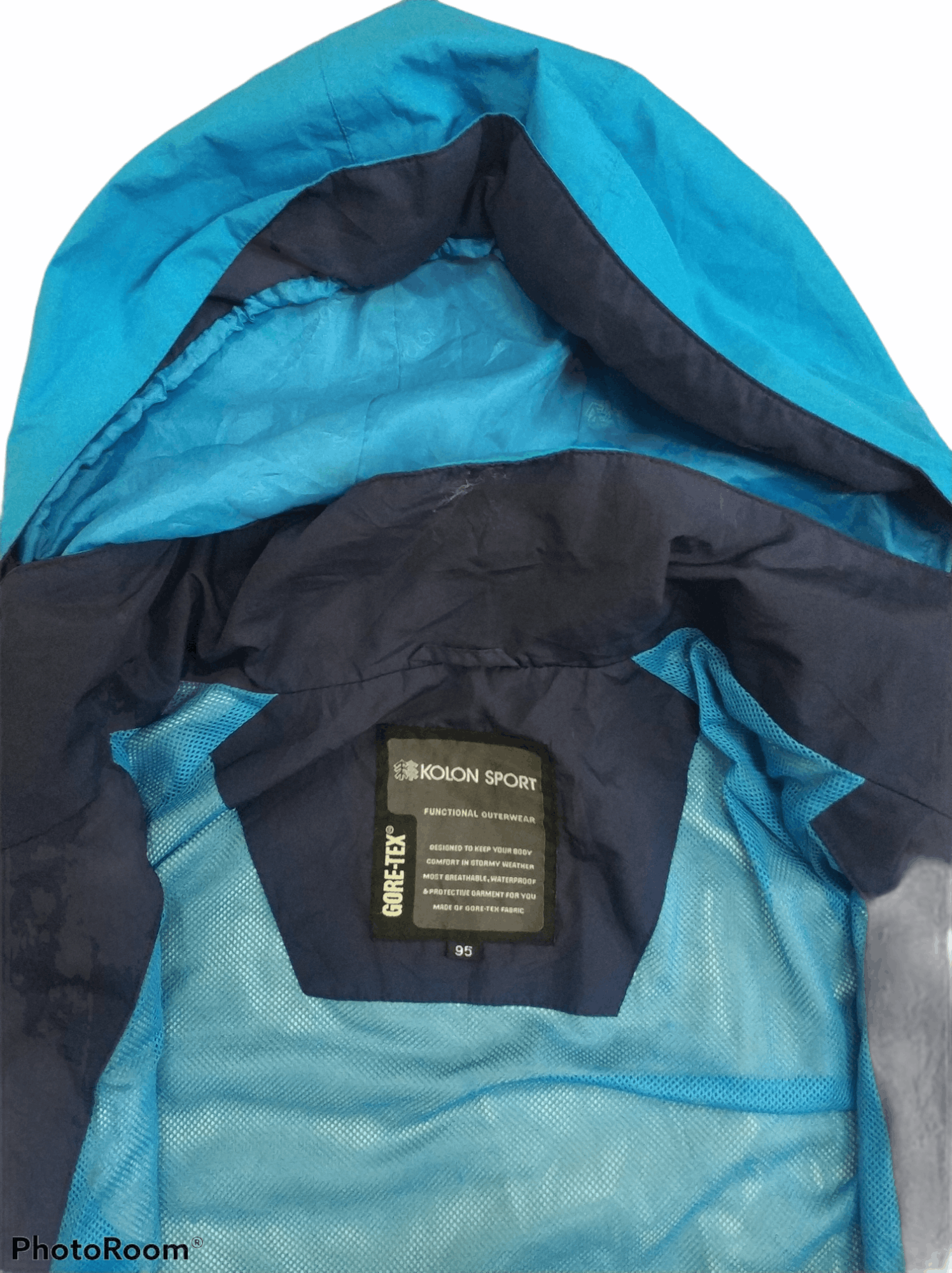 Goretex 🔥Two Tone Blue Goretex Japanese Brand Windbreaker Jackets Size US M / EU 48-50 / 2 - 5 Thumbnail