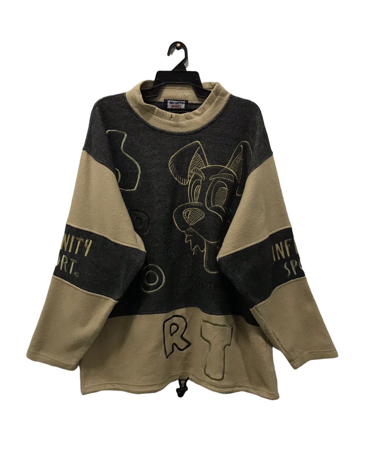 image of Designer Infiniti Sport By Polish Sweatshirt in Brown, Men's (Size Large)