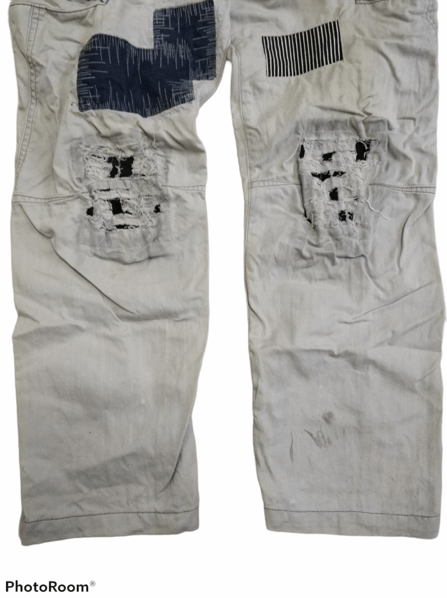 Giordano 🔥Rework Patchwork Giordano Cargo Pants Size US 33 - 3 Thumbnail