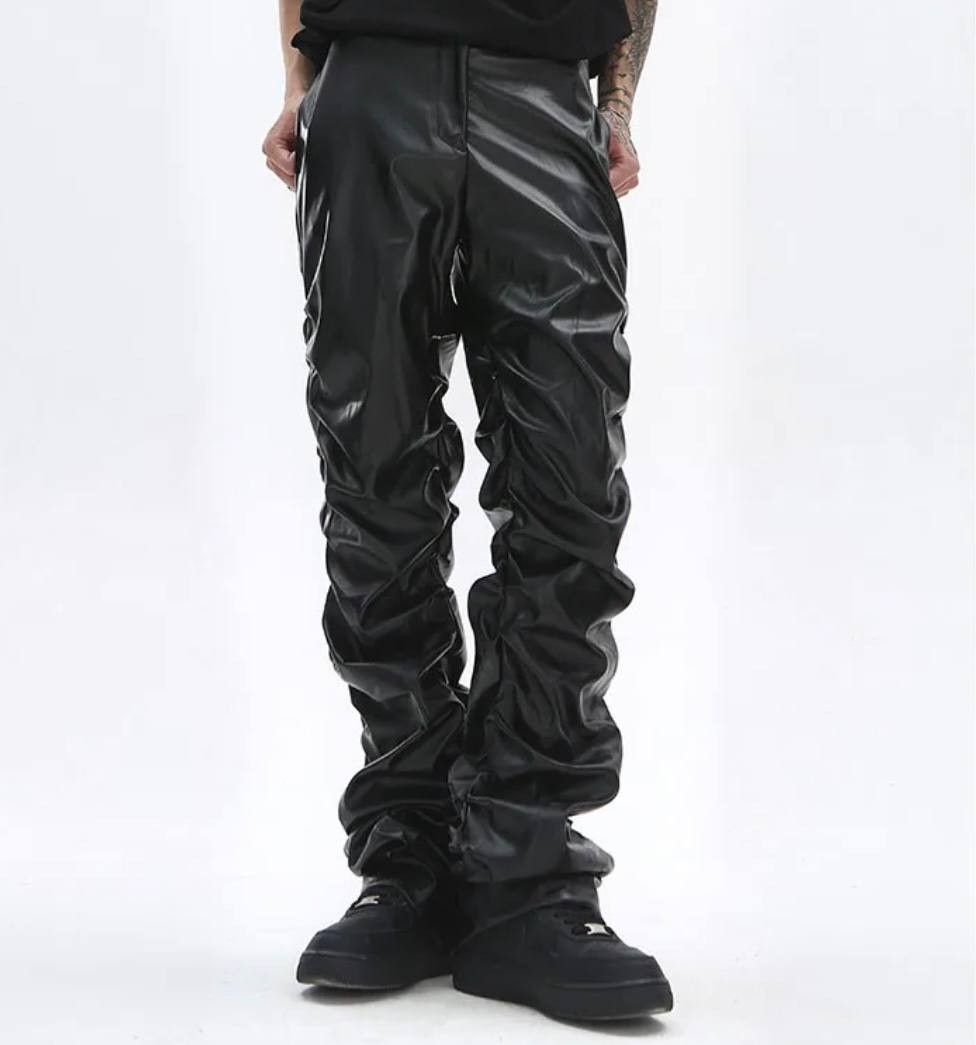 Very Rare Opium Dented Leather Pants | Grailed