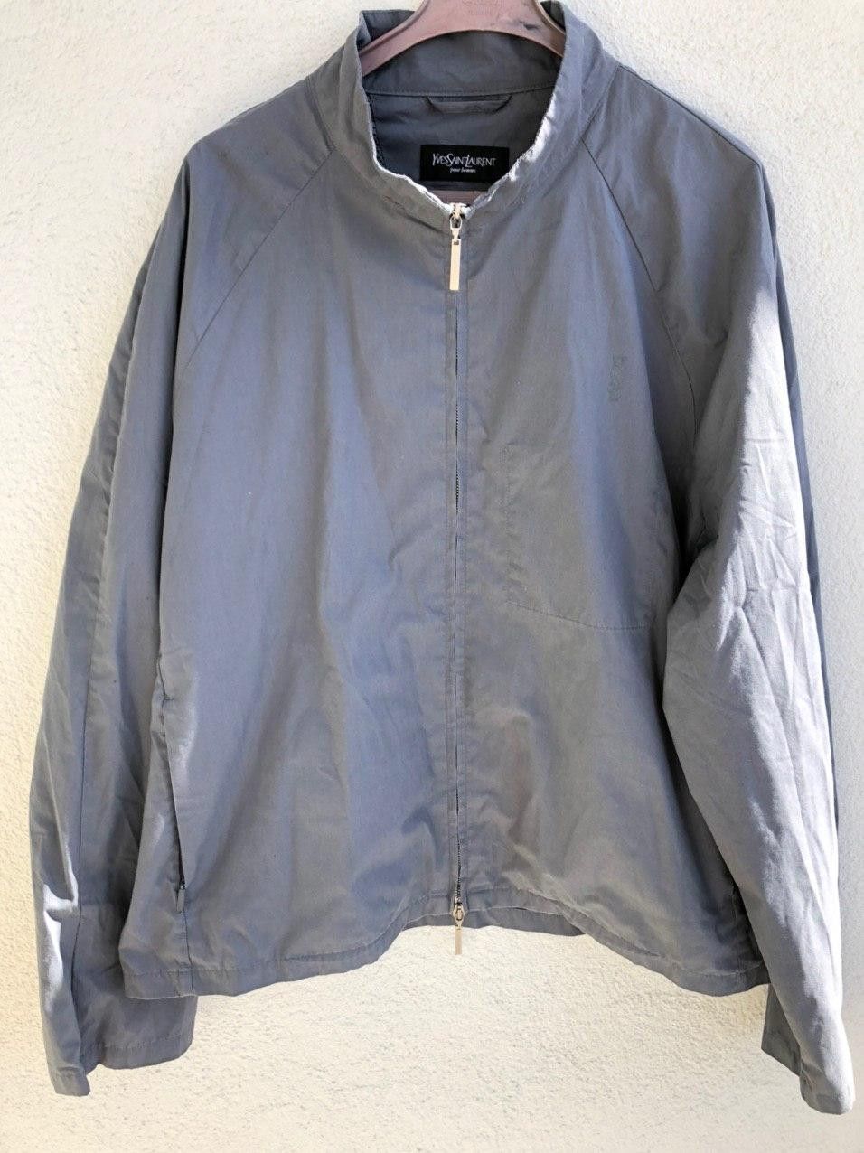 Yves Saint Laurent Silver YSL Jacket Logo Size US L / EU 52-54 / 3 - 11 Thumbnail
