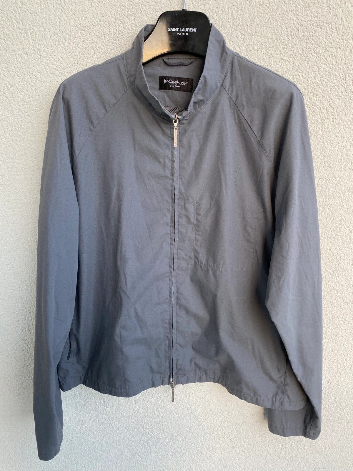 Silver YSL Jacket Logo