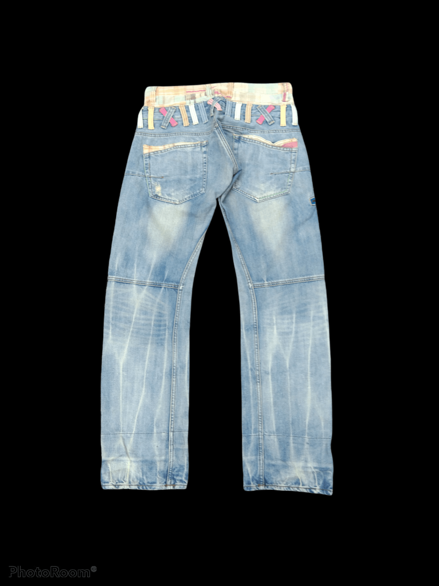 Other DiSTRESSED MULTIPOCKET DOUBLE WAIST DOMINATE DENIM PANTS Size US 31 - 2 Thumbnail