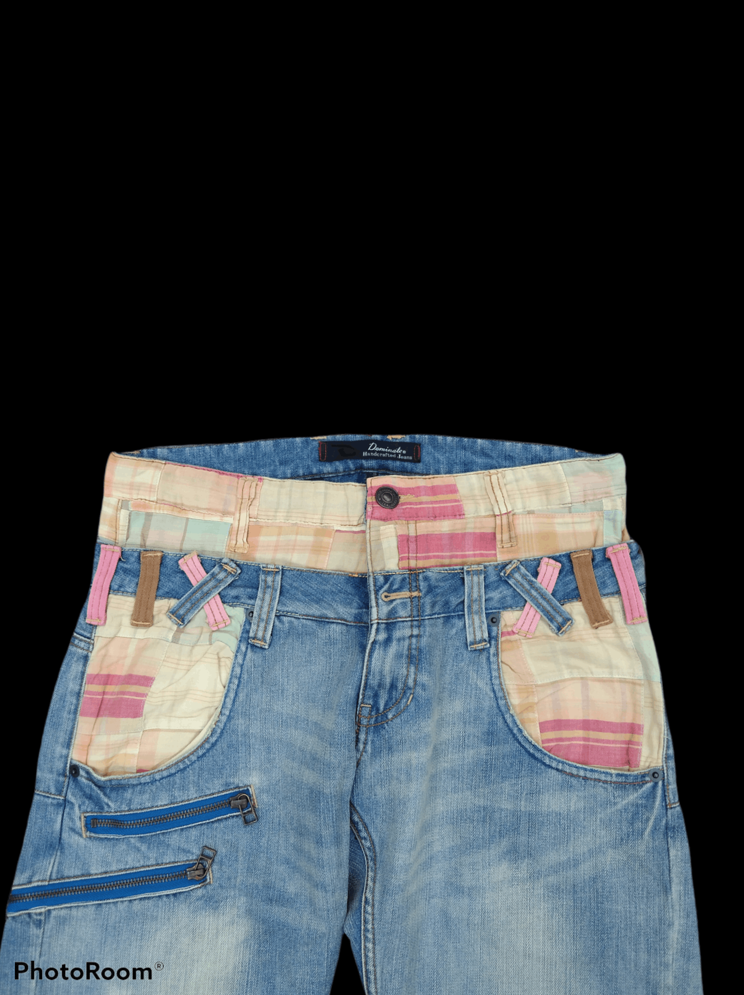 Other DiSTRESSED MULTIPOCKET DOUBLE WAIST DOMINATE DENIM PANTS Size US 31 - 3 Thumbnail