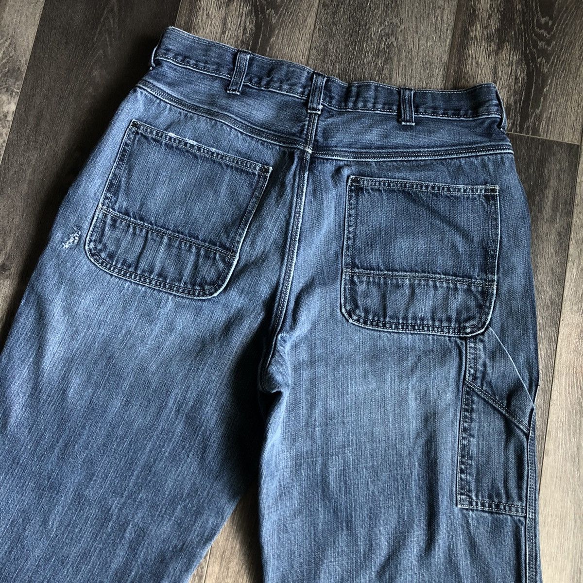 Old Navy Streetwear Vintage Vintage 2000s Old Navy Baggy Carpenter Painters Jeans 33x32 Grailed