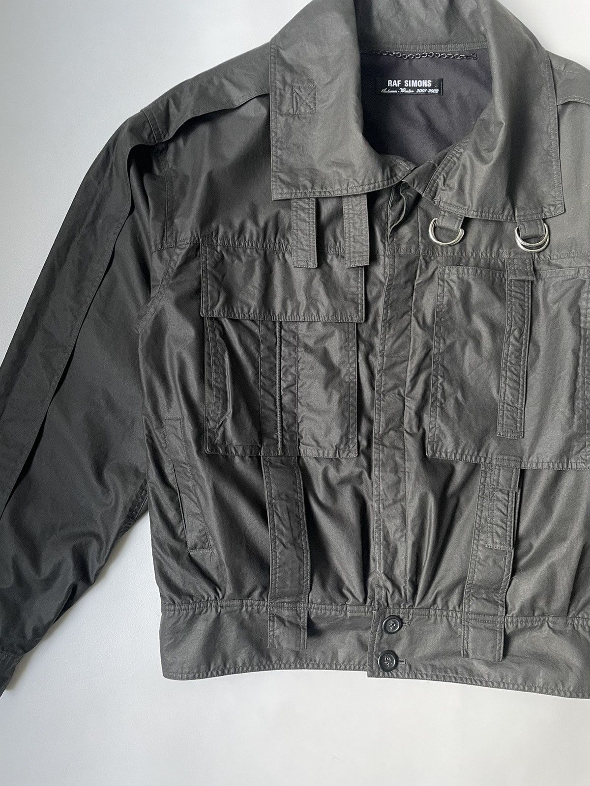 Raf Simons A/W 01 ‘Riot Riot Riot’ Cotton Parachute Jacket Size US S / EU 44-46 / 1 - 5 Thumbnail