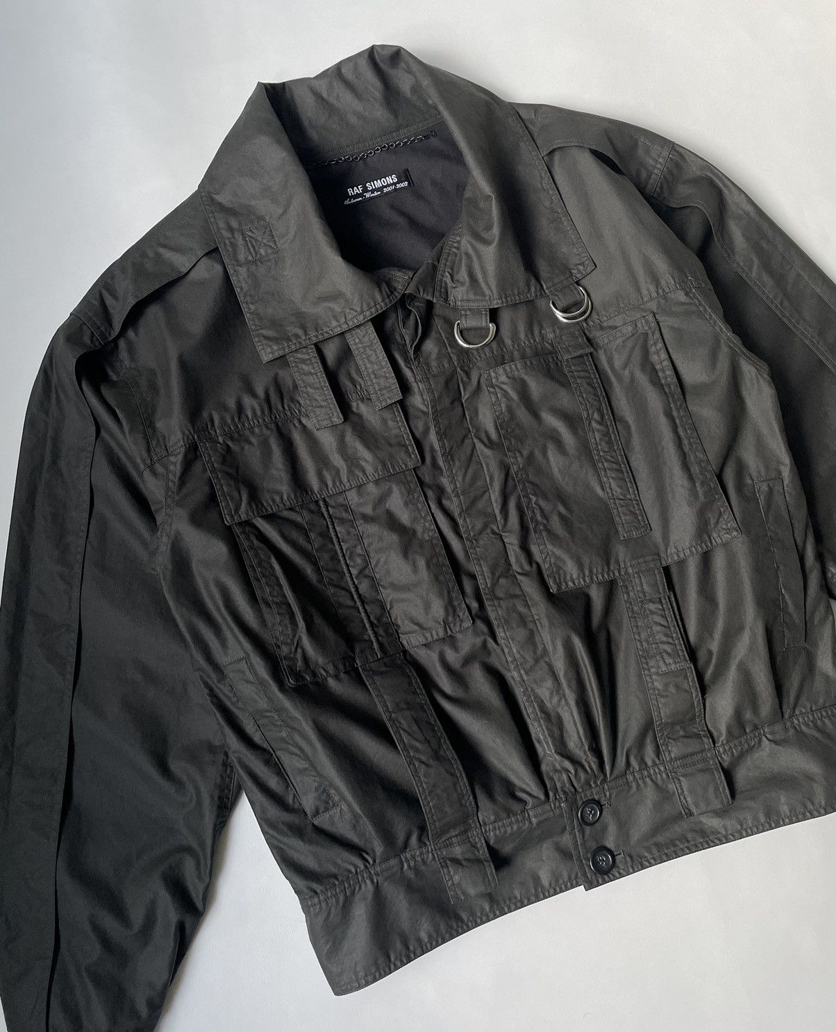 Raf Simons A/W 01 ‘Riot Riot Riot’ Cotton Parachute Jacket Size US S / EU 44-46 / 1 - 4 Thumbnail